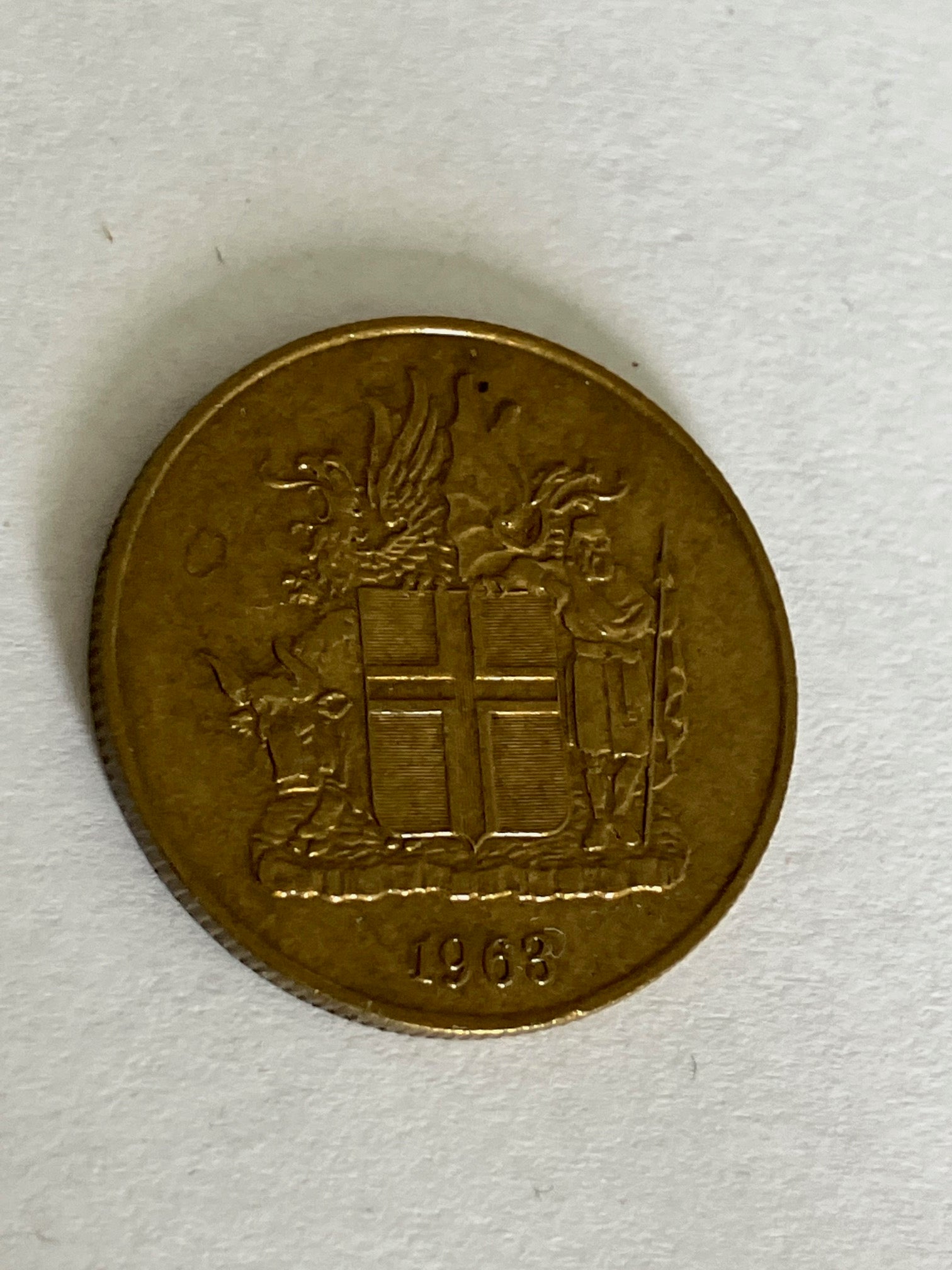 2 Kronur 1963 Iceland