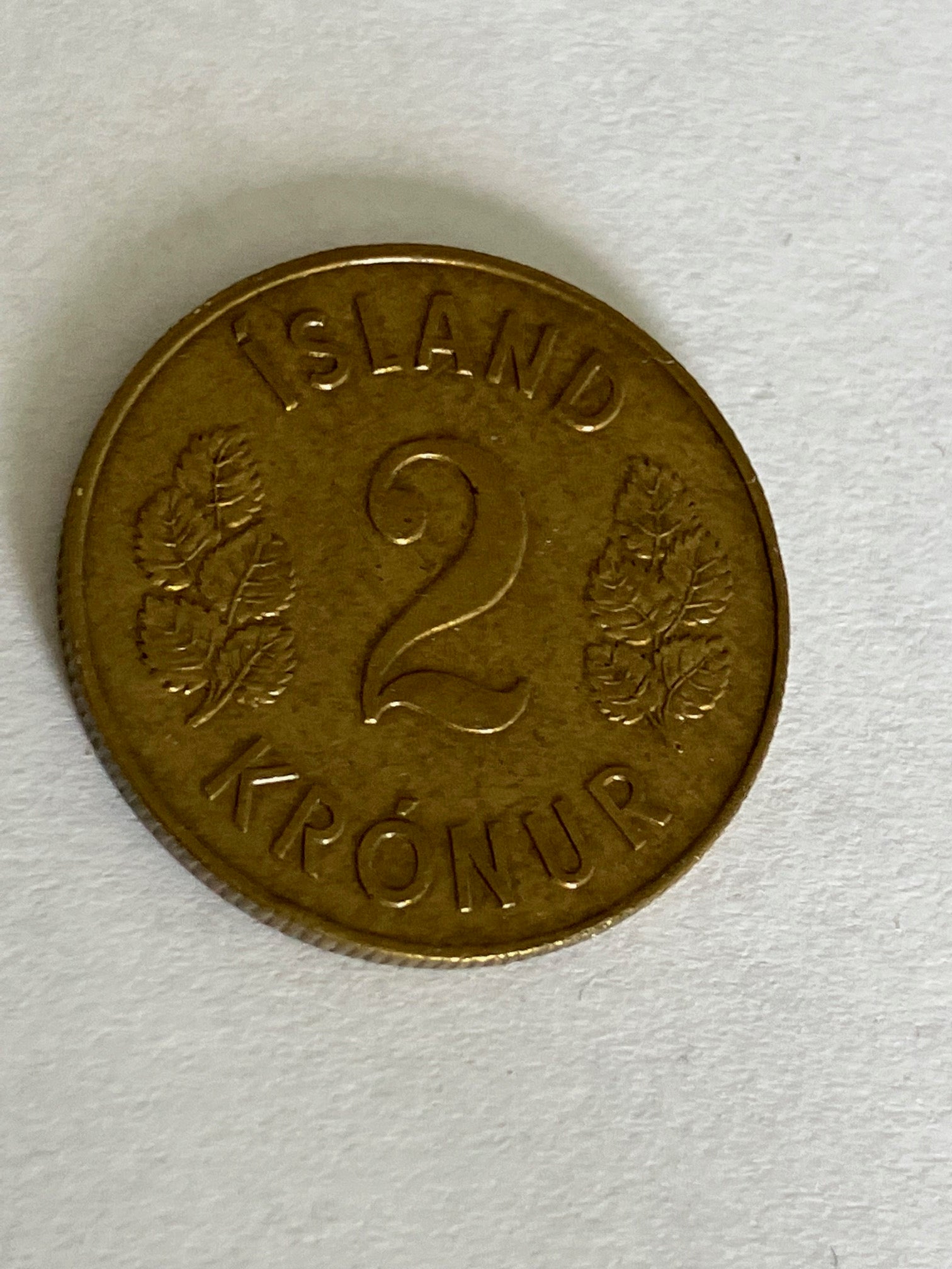 2 Kronur 1963 Iceland