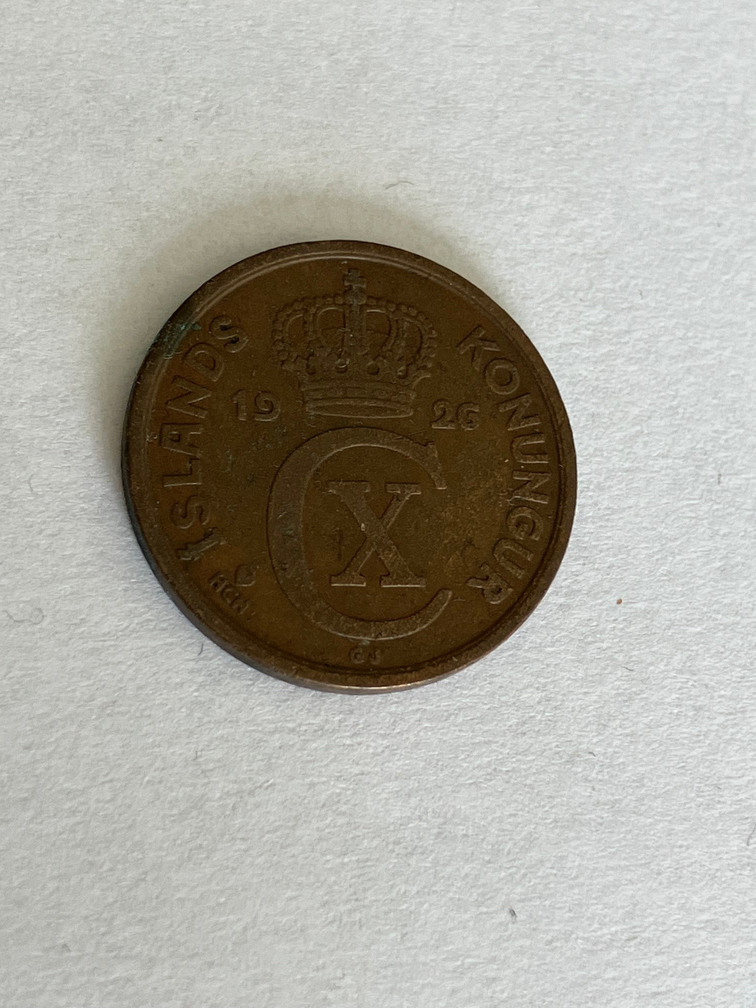 5 Aurar Iceland 1926
