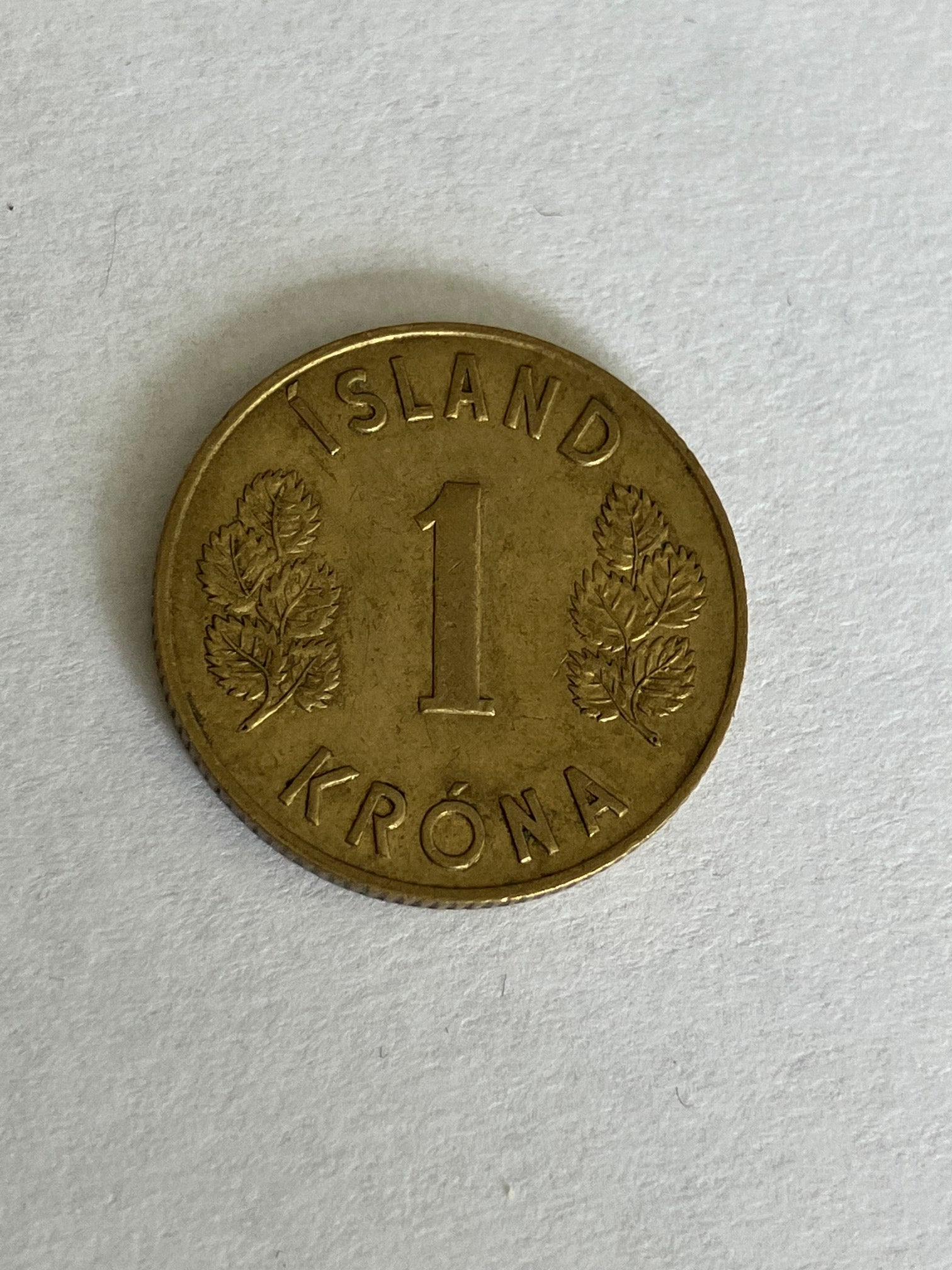 1 Krona 1946 Iceland