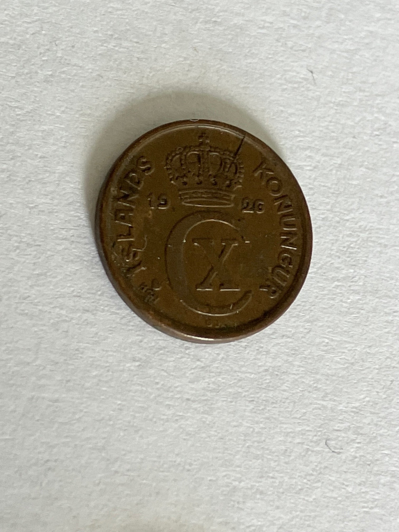 1 Eyrir Iceland 1926