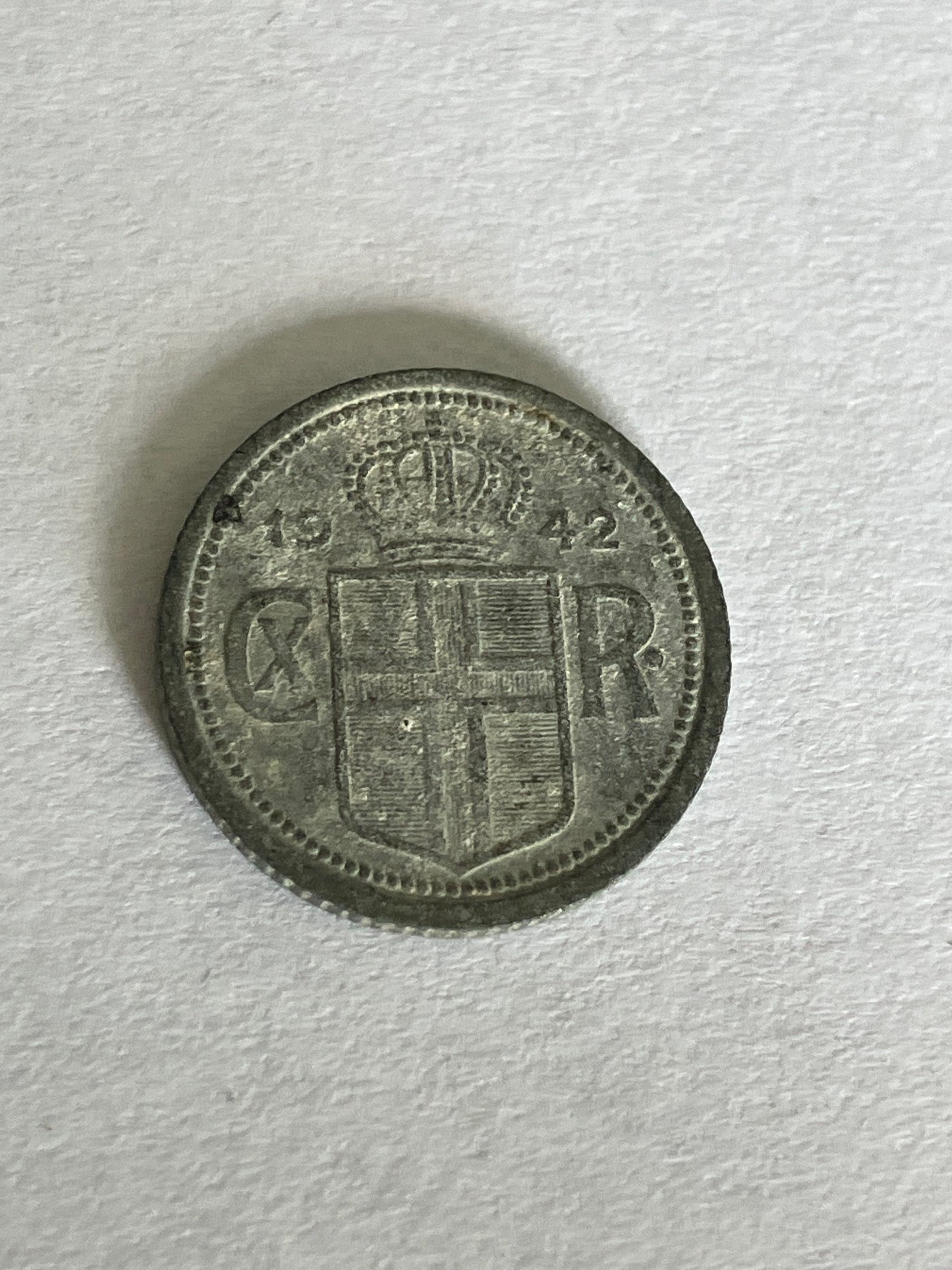 25 Aurar Iceland 1942