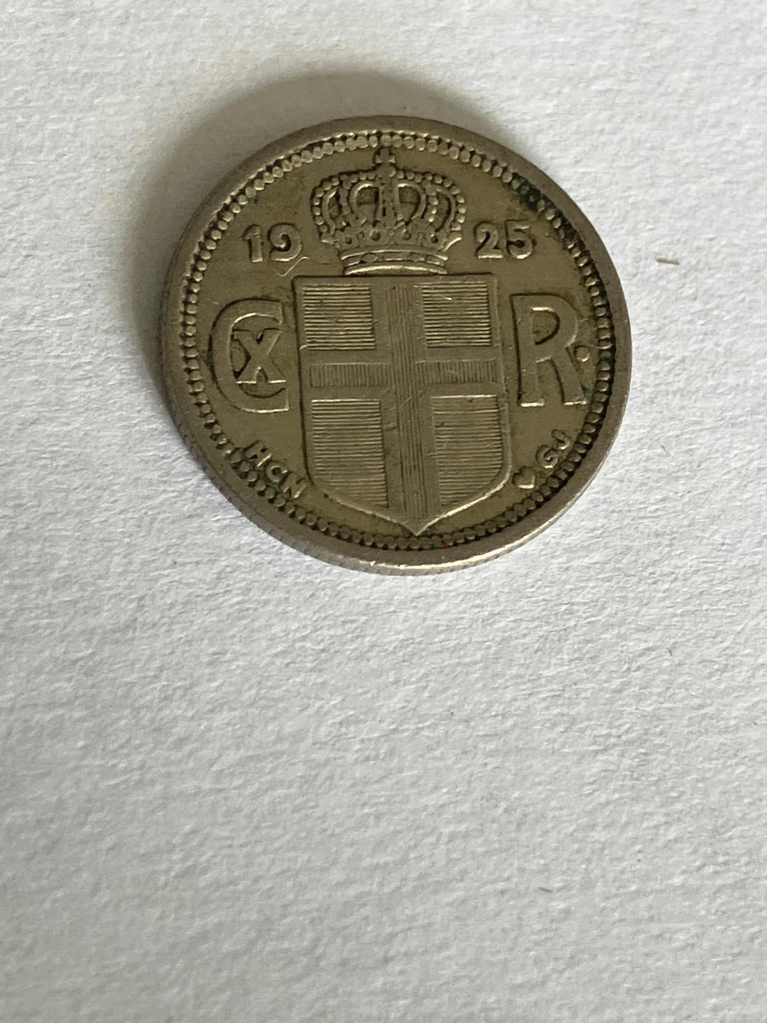 25 Aurar Iceland 1925