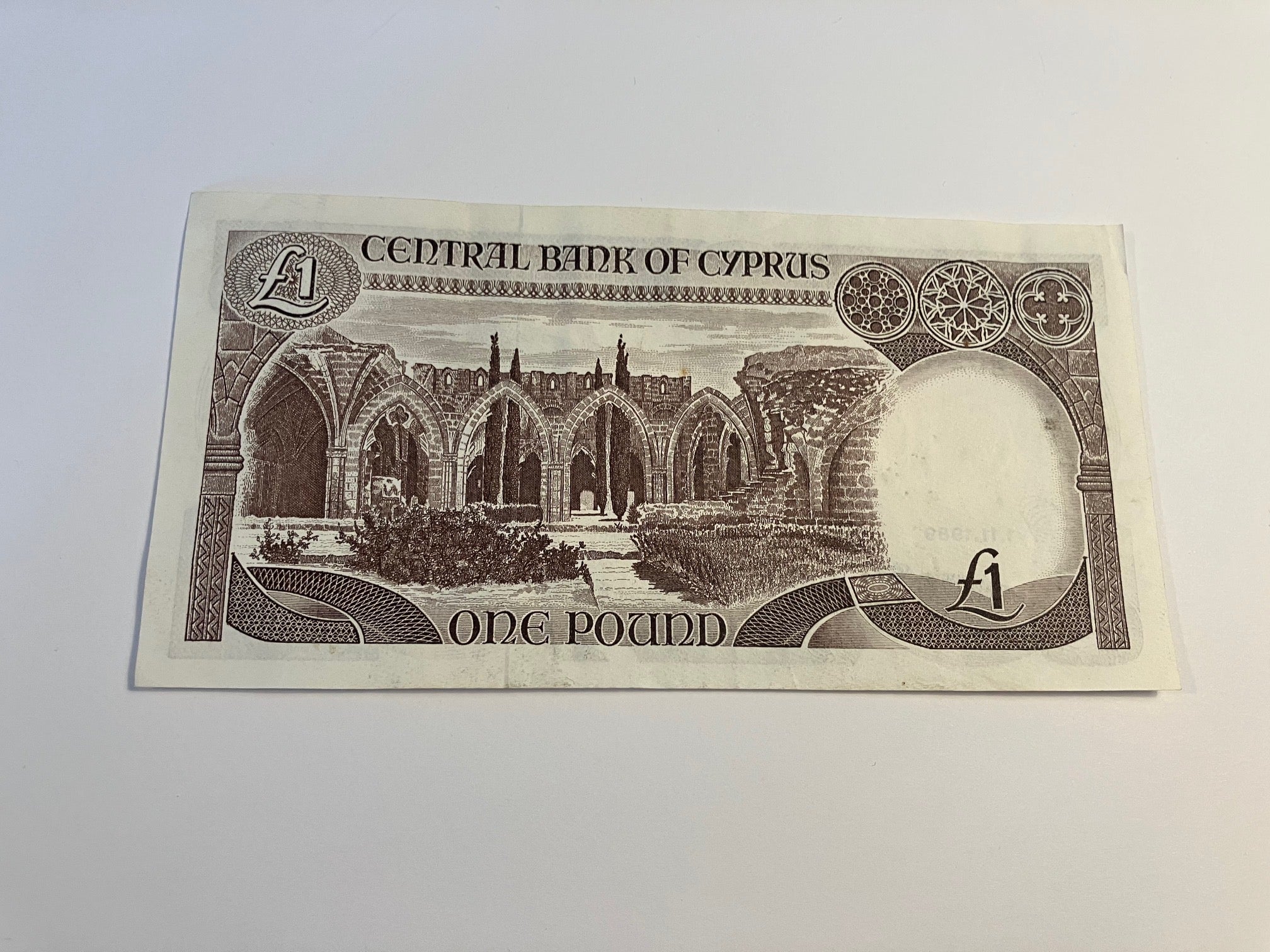 1 Pound Cyprus 1988
