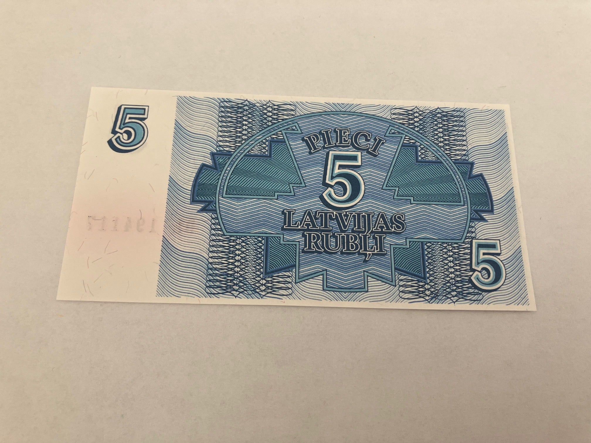 5 Rubli Latvia 1992