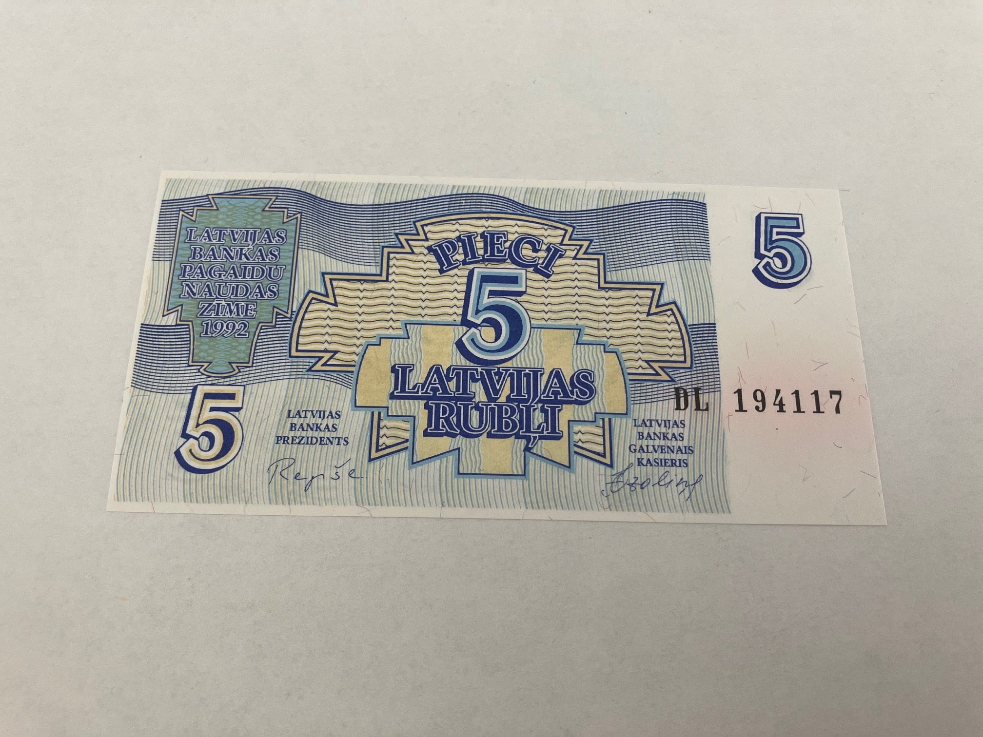 5 Rubli Latvia 1992