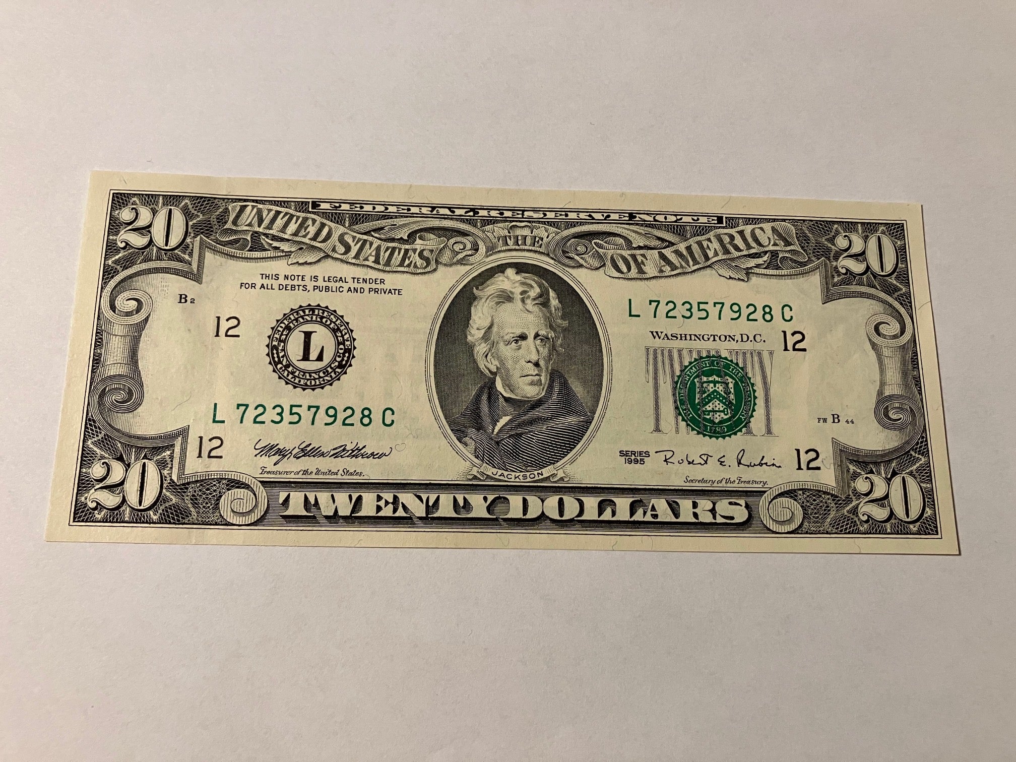 20 Dollars USA 1995