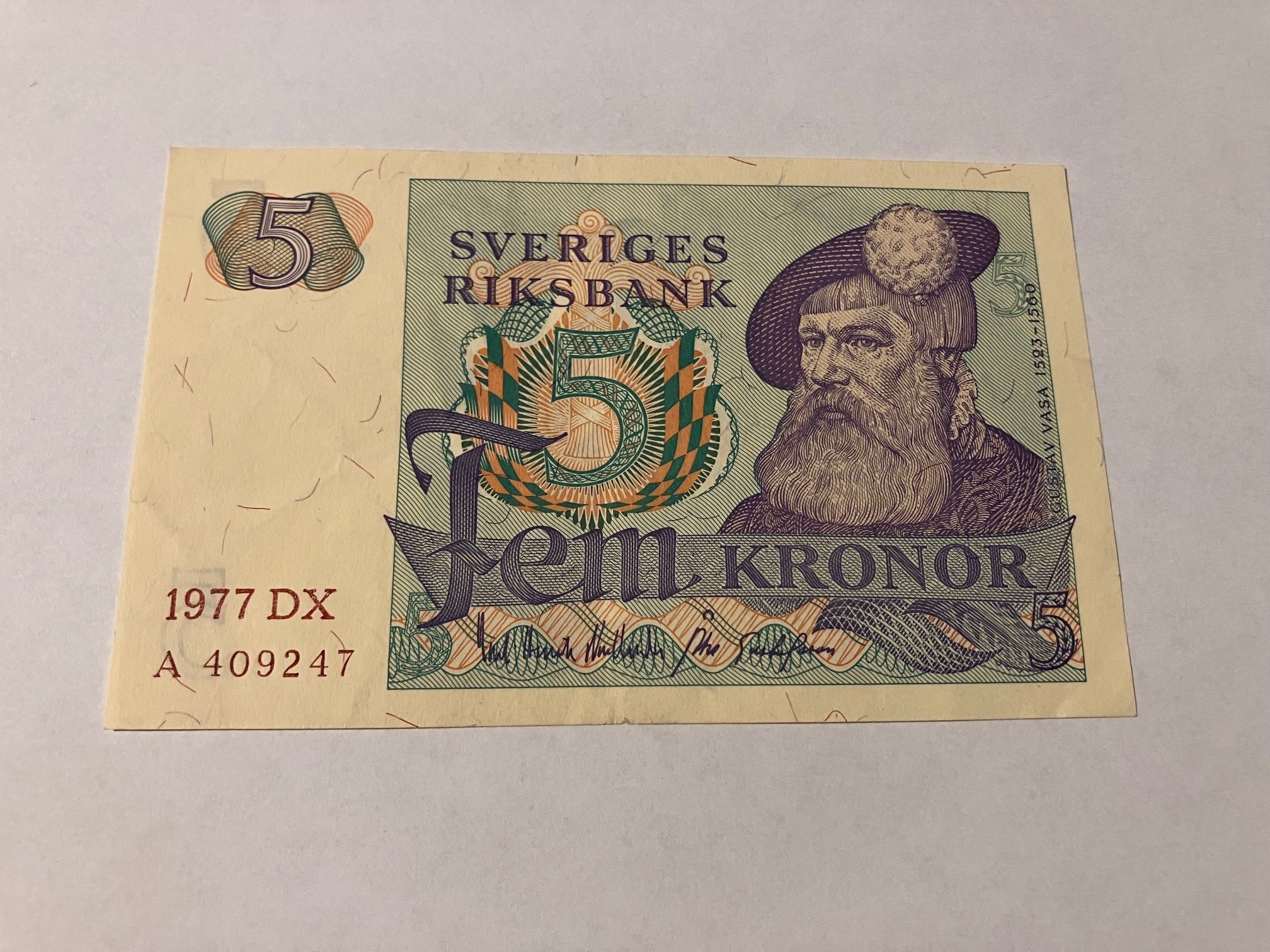 5 Kronor Sweden 1977 DX
