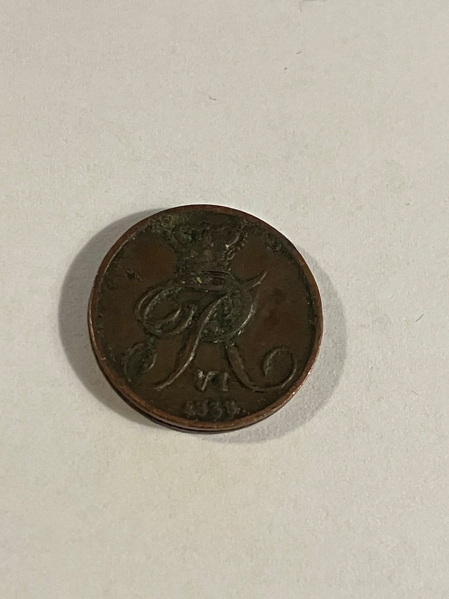 1/2 Rigsbankskilling 1838