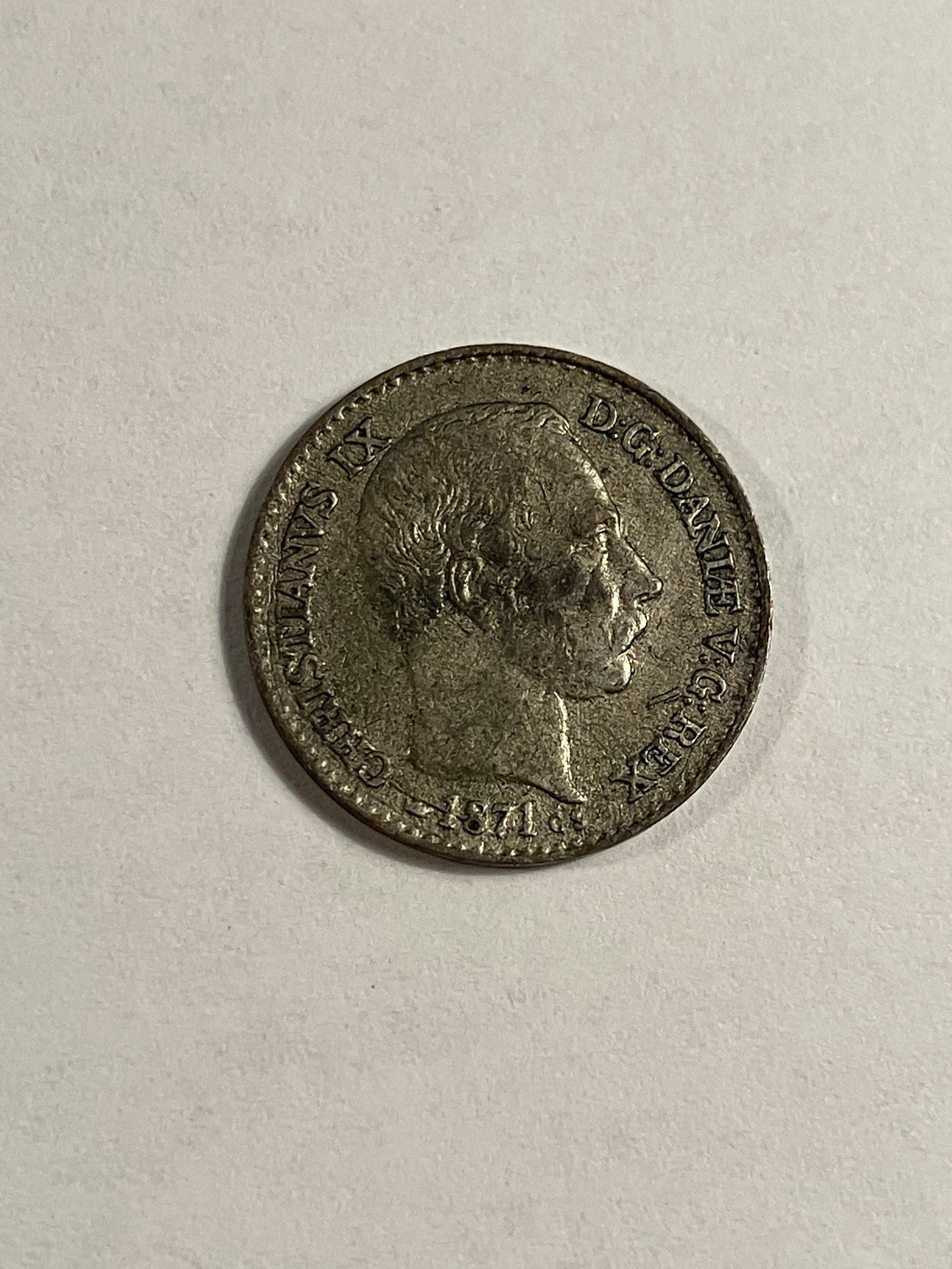 4 Skilling 1871 Danmark