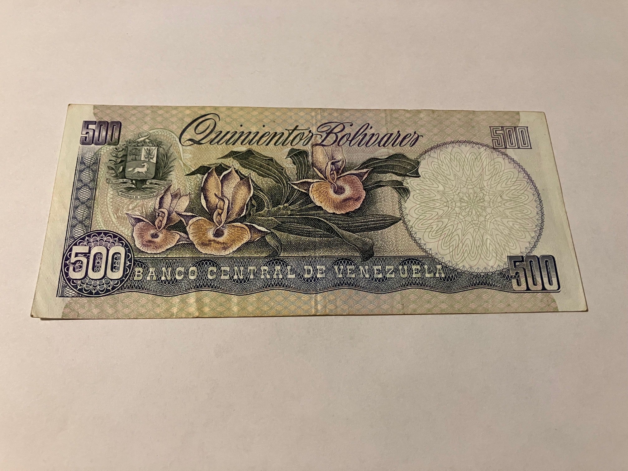 500 Bolivares 1990 Venezuela