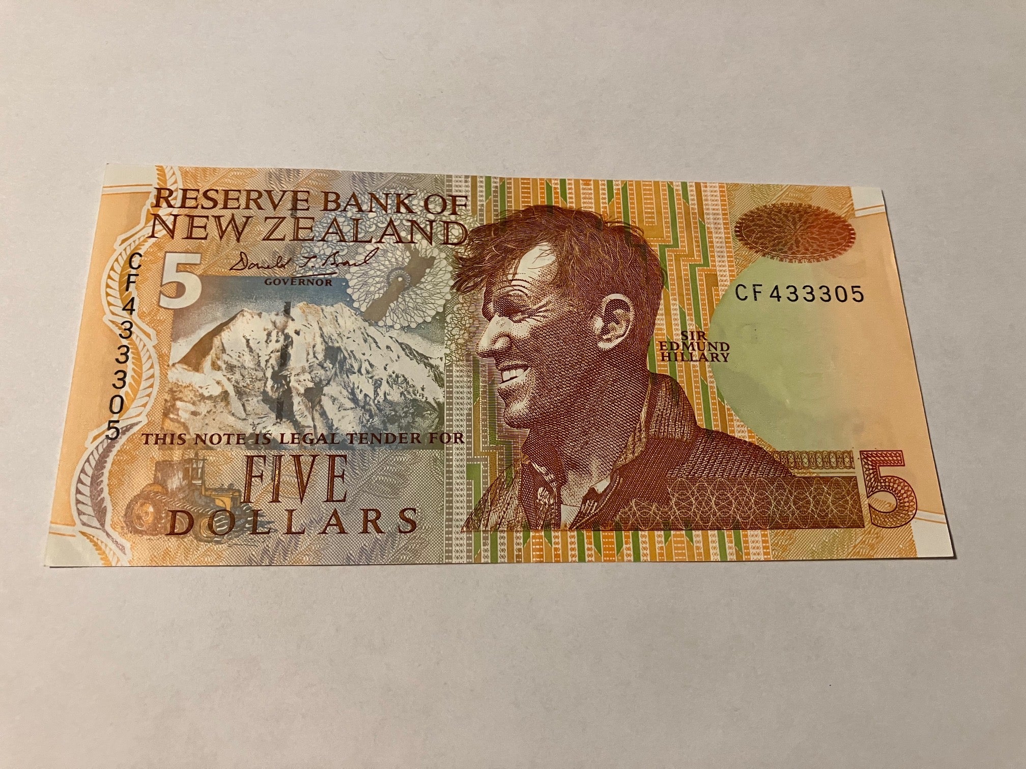 5 Dollars New Zealand