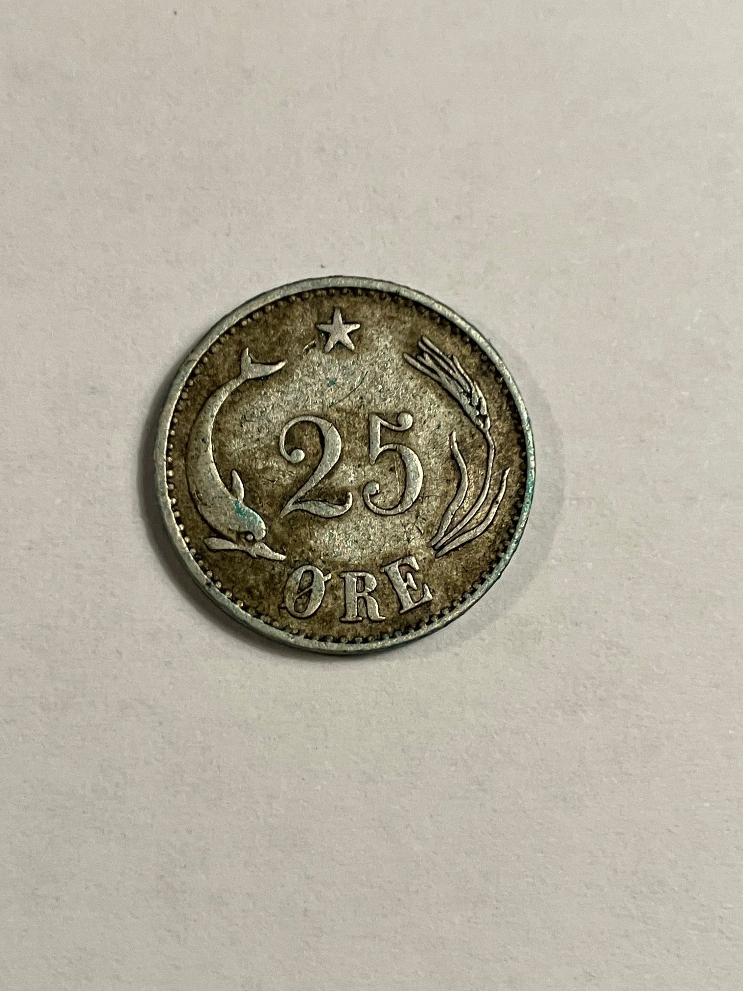 25 Øre 1891 Danmark