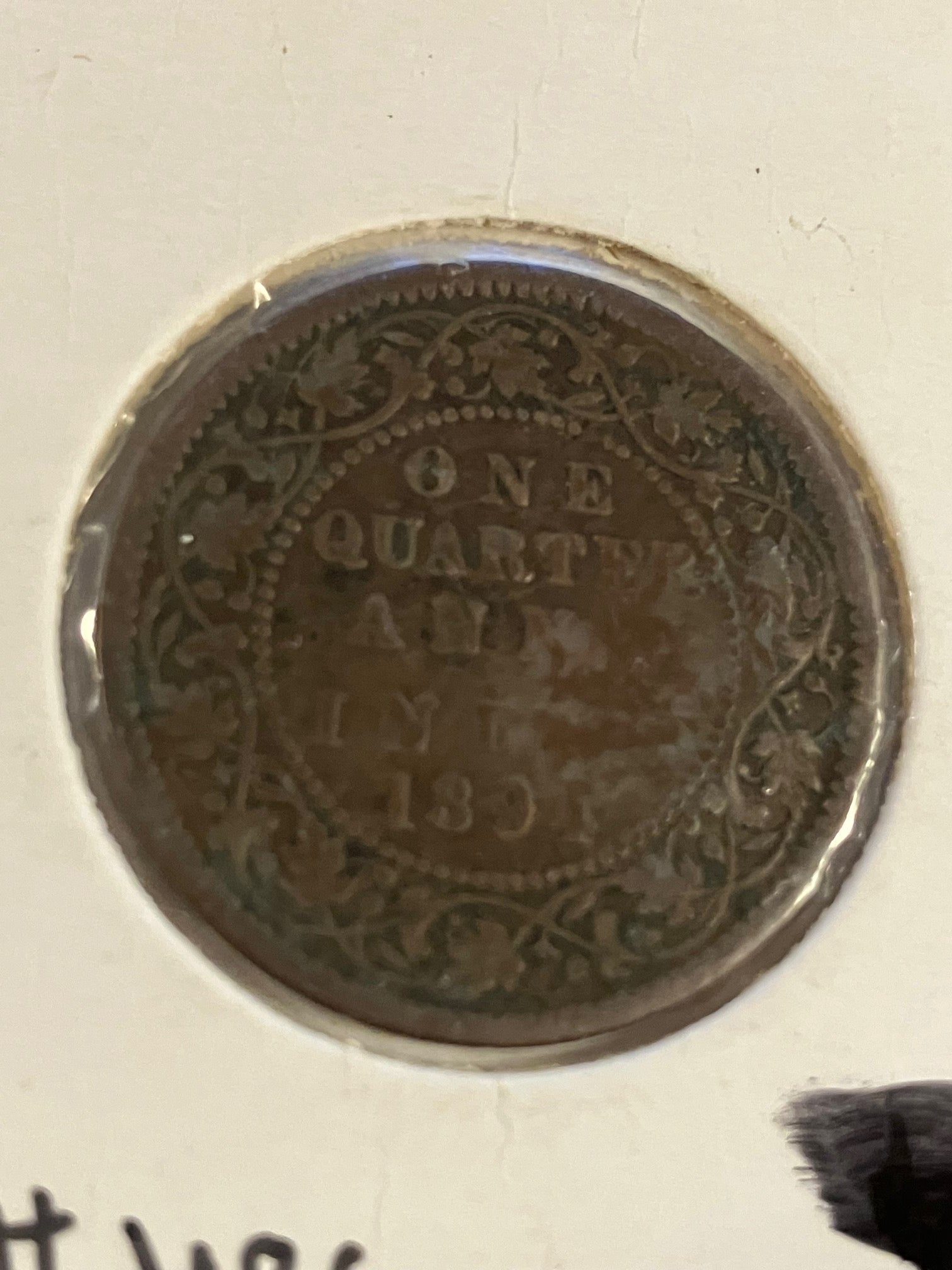 1/4 Anna India 1894