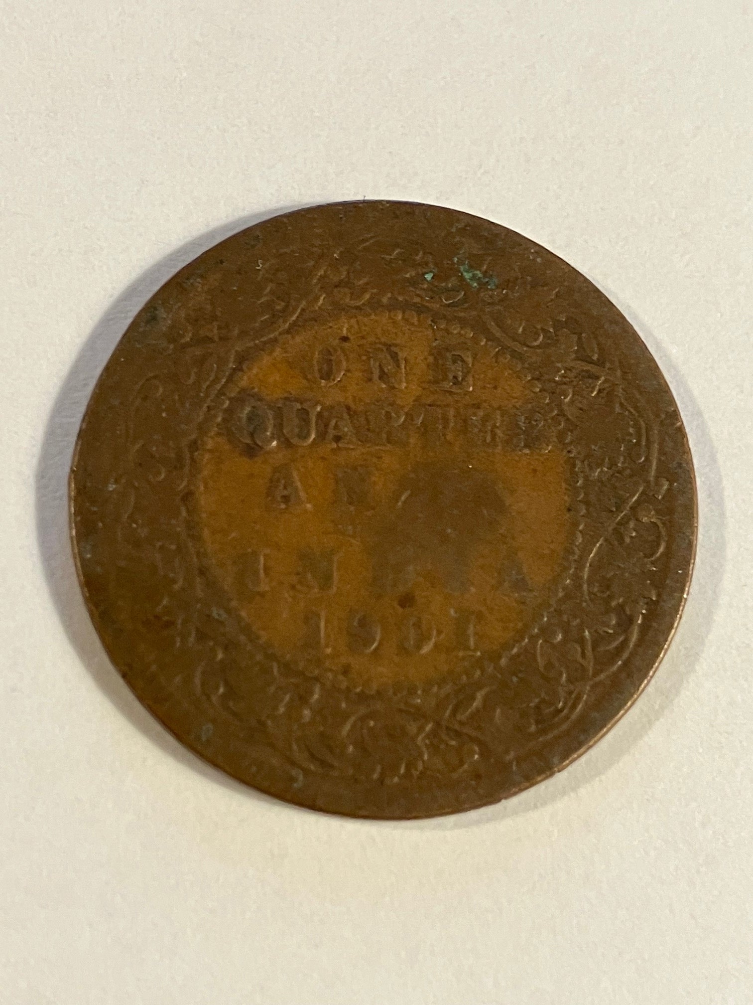 1/4 Anna India 1894