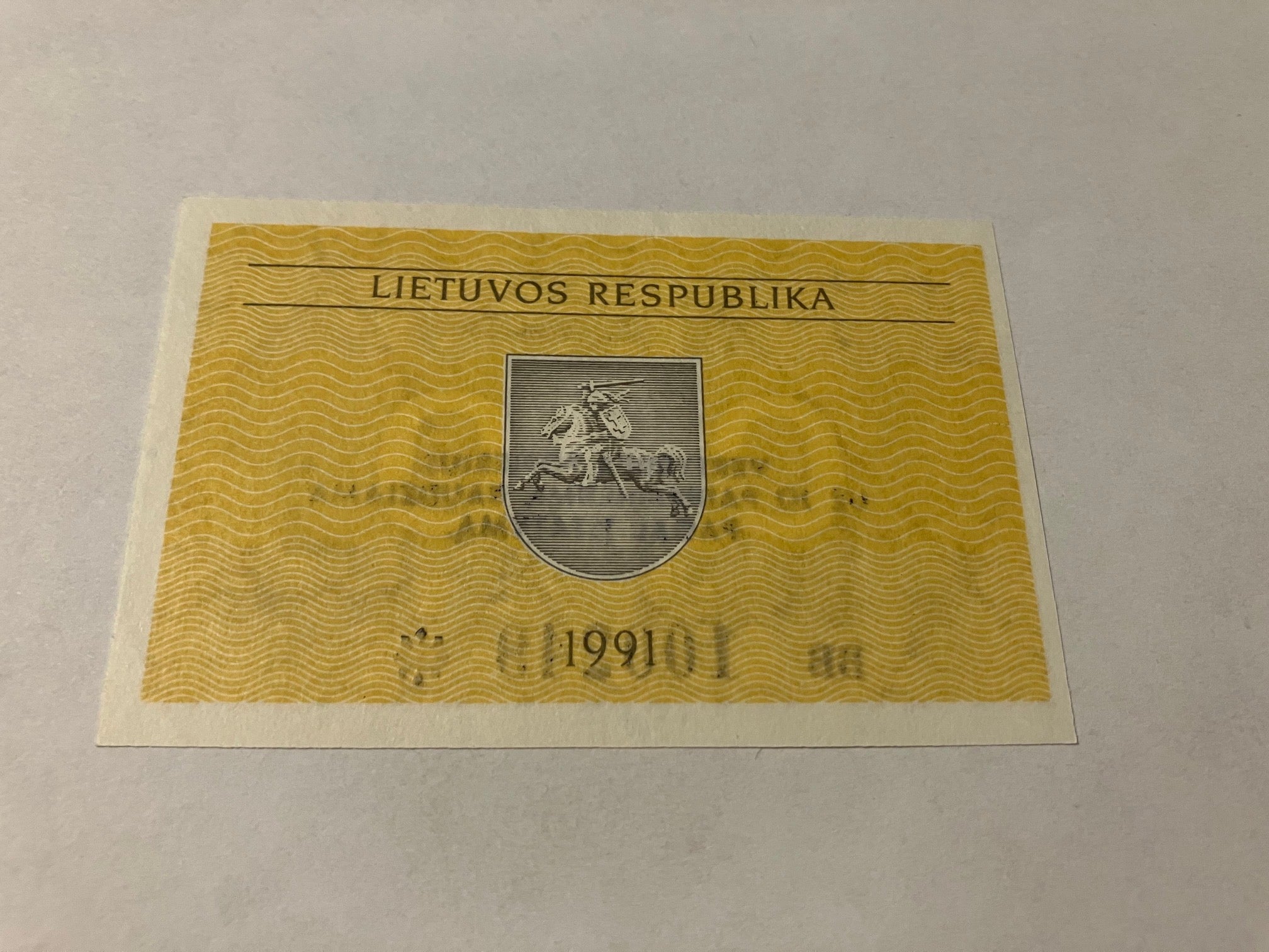 0.10 Talonas Lithuania