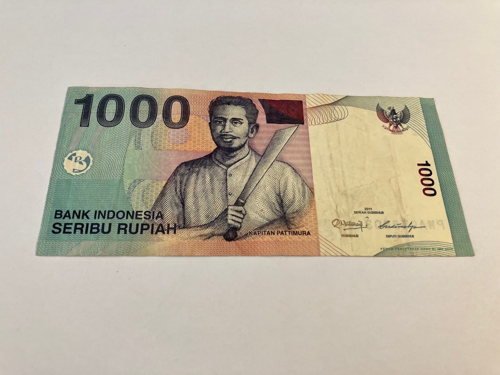 1000 Rupiah Indonesia 2011