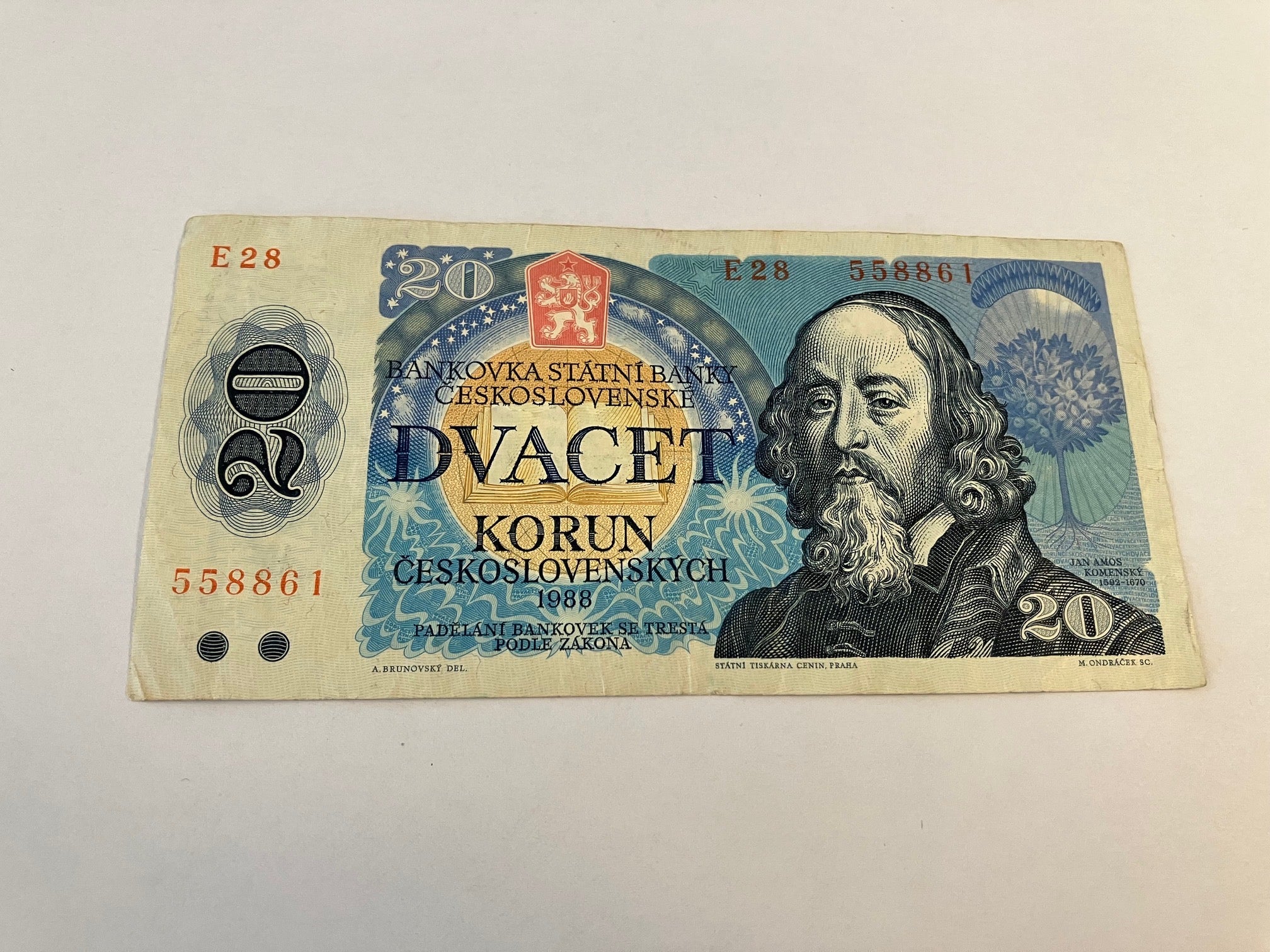 20 Korun Czech Republic 1988