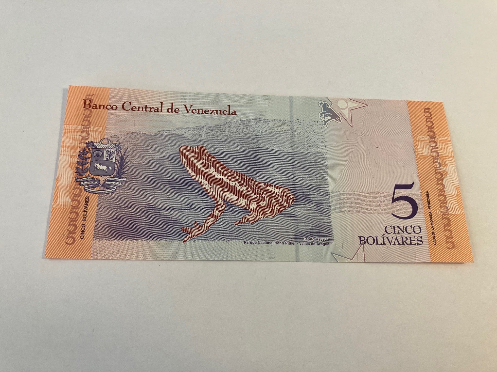 5 Bolivares Venezuela