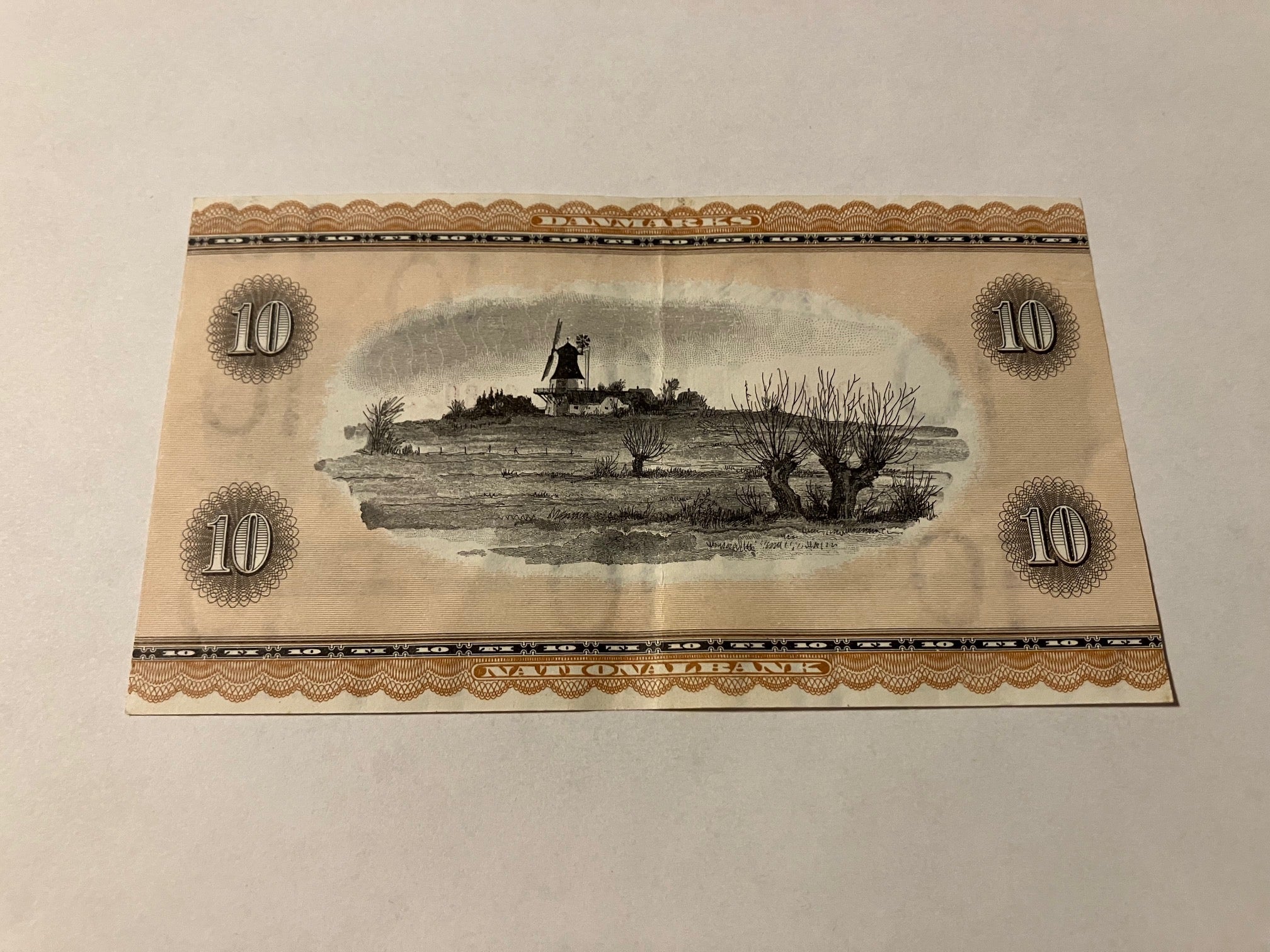 10 Kroner G0 1960 0J Erstatningsseddel