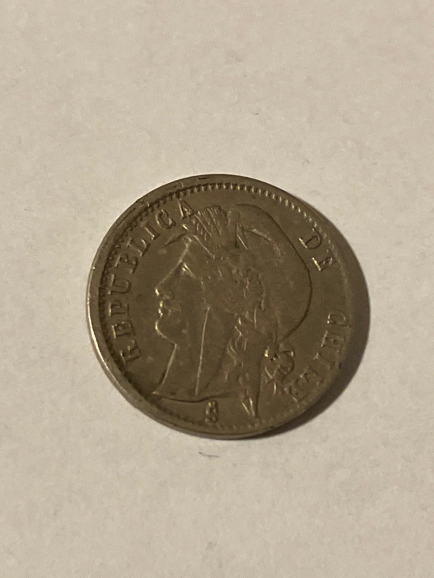 Medio Centavo Chile 1873