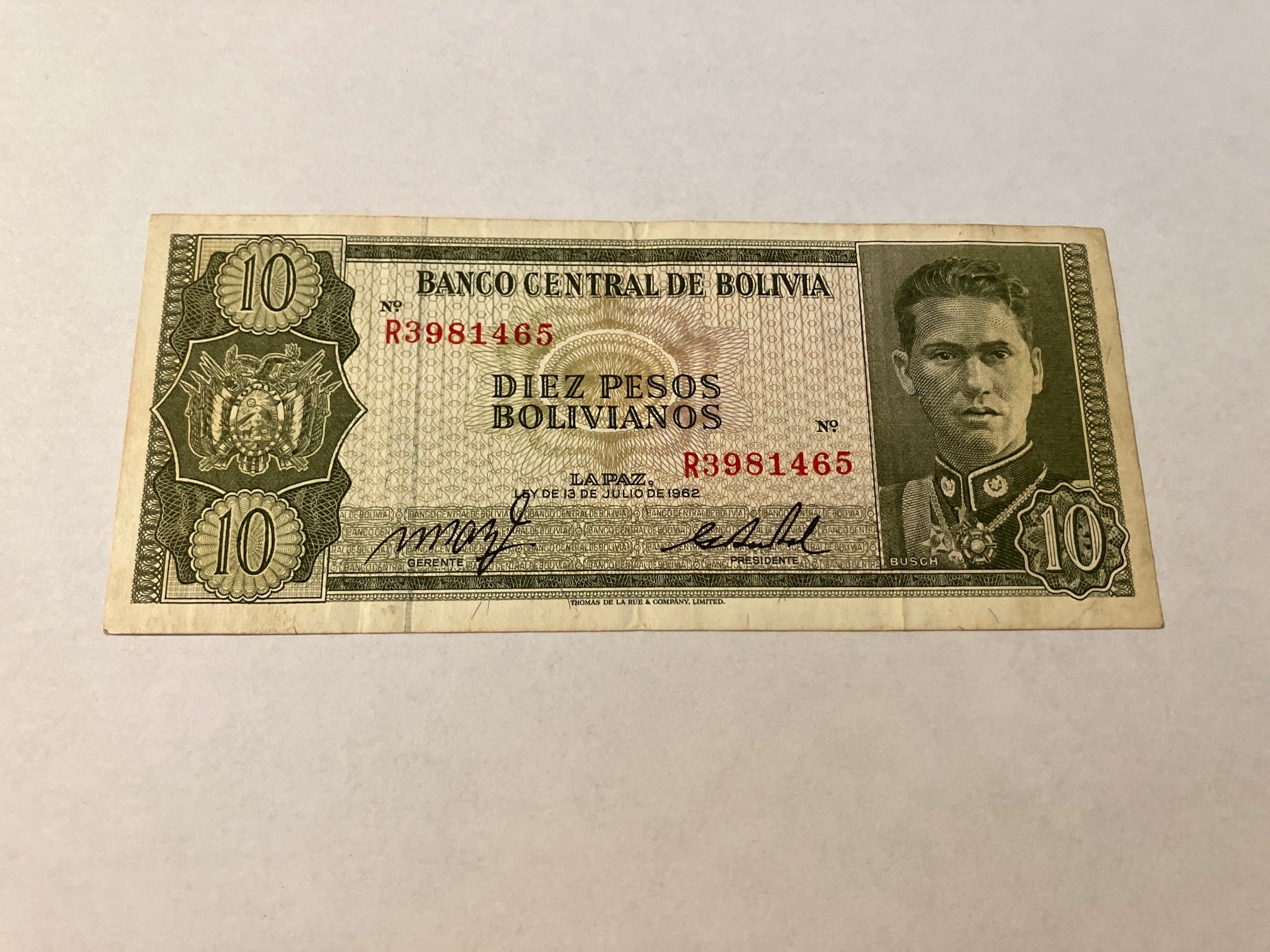 10 Pesos Bolivia