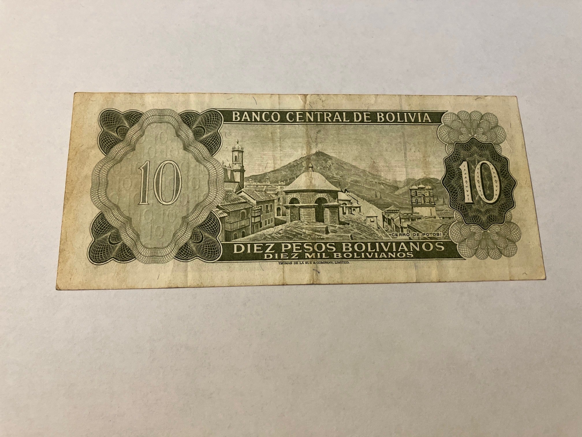 10 Pesos Bolivia