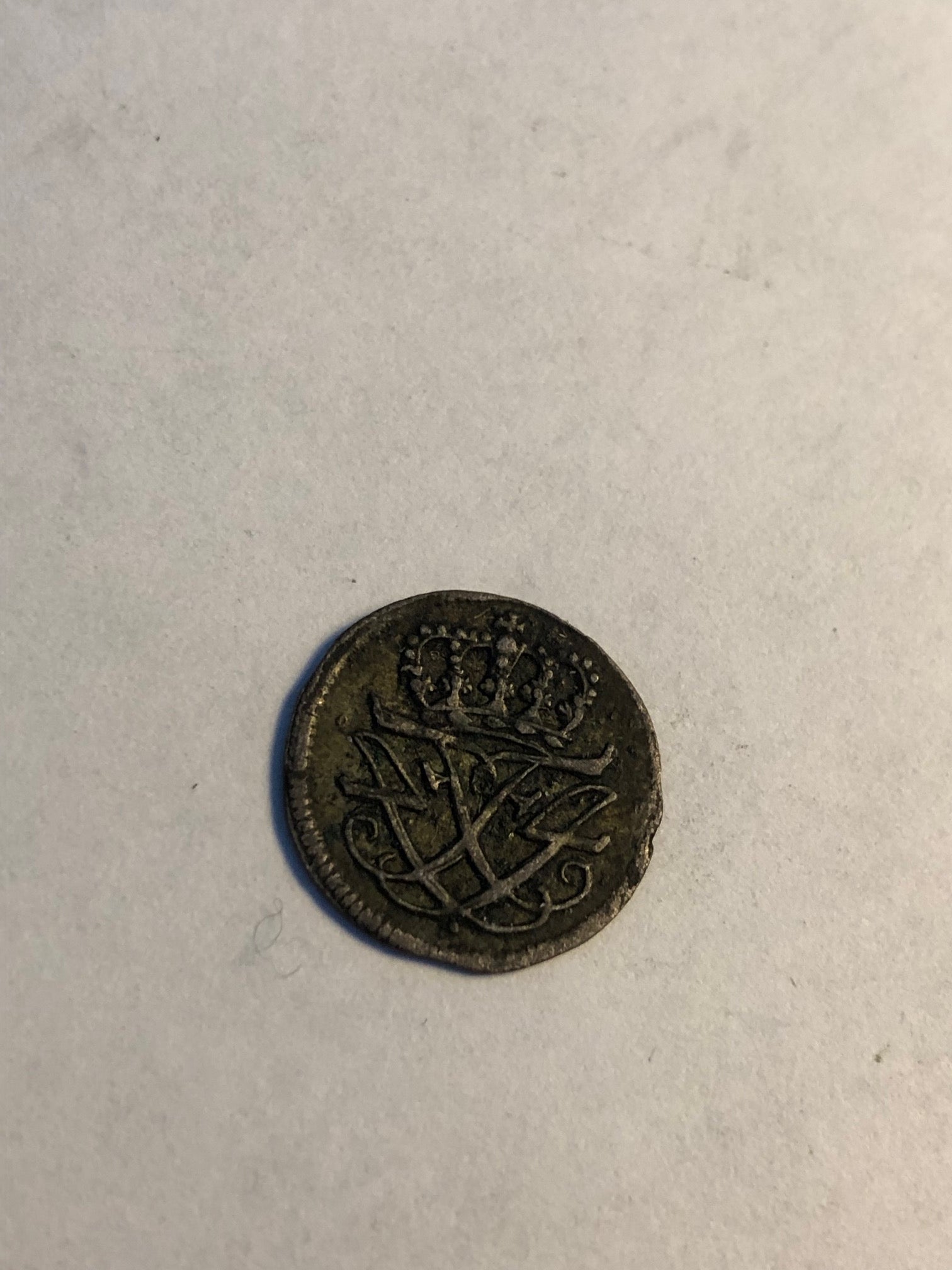 1 skilling 1719 Denmark