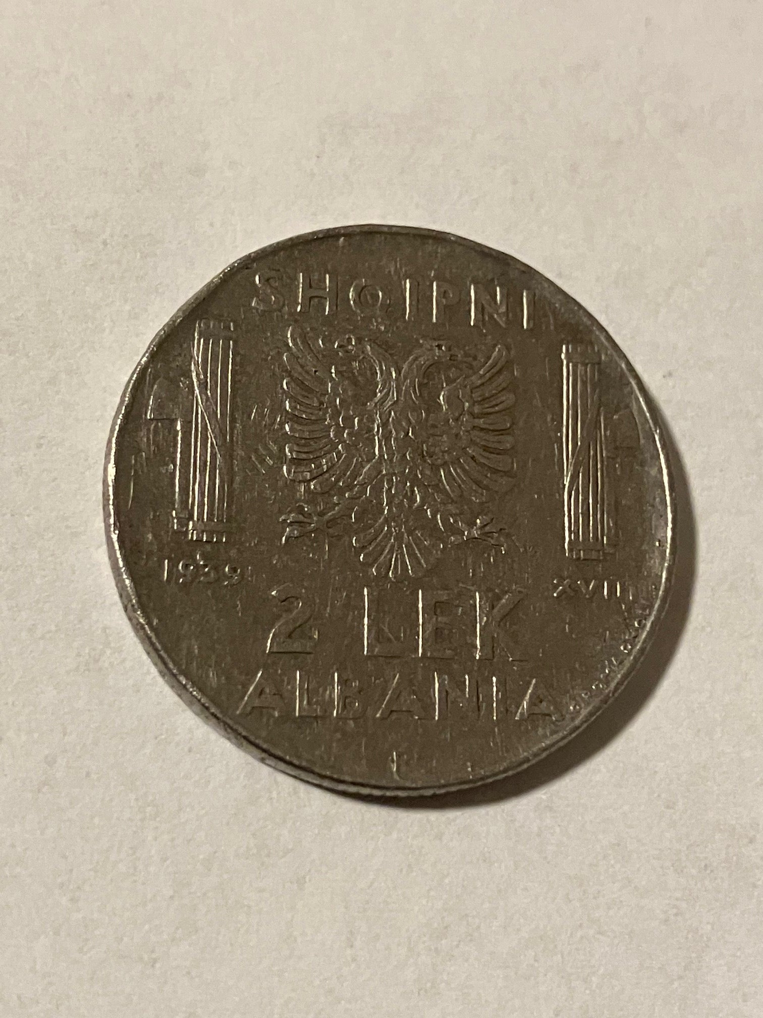 2 Lek Albania 1939
