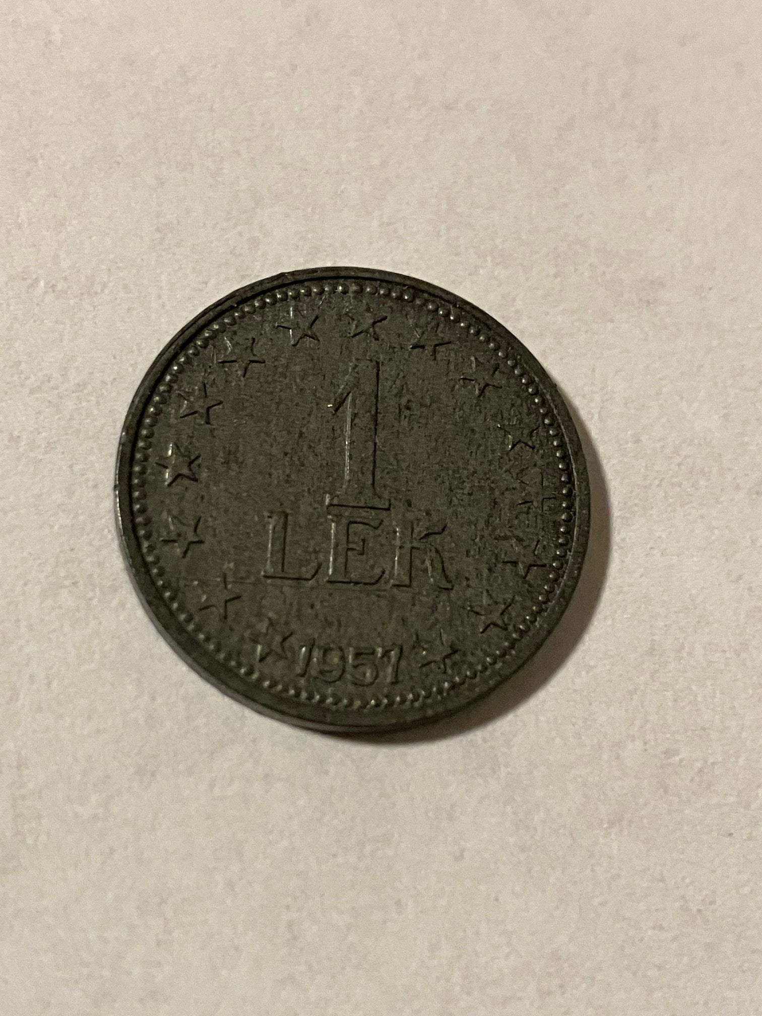 1 Lek 1957 Albania