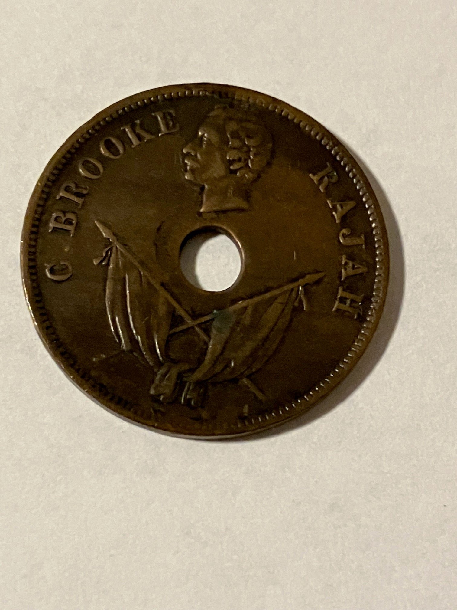 One Cent Sarawak 1894 - Cleaned