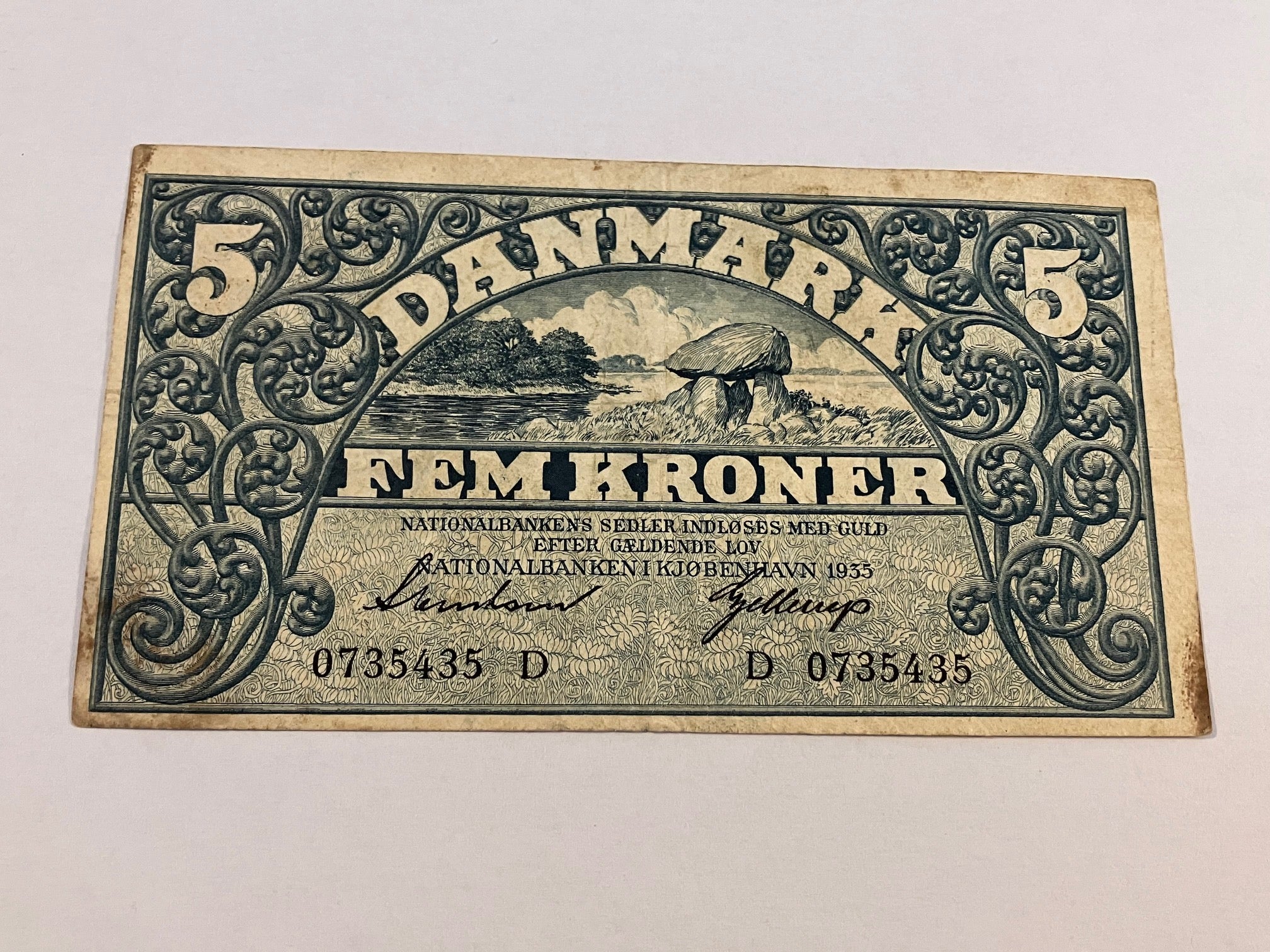 5 kroner 1935 Danmark