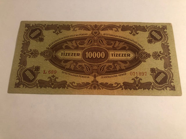 10000 Pengo Hungary 1945