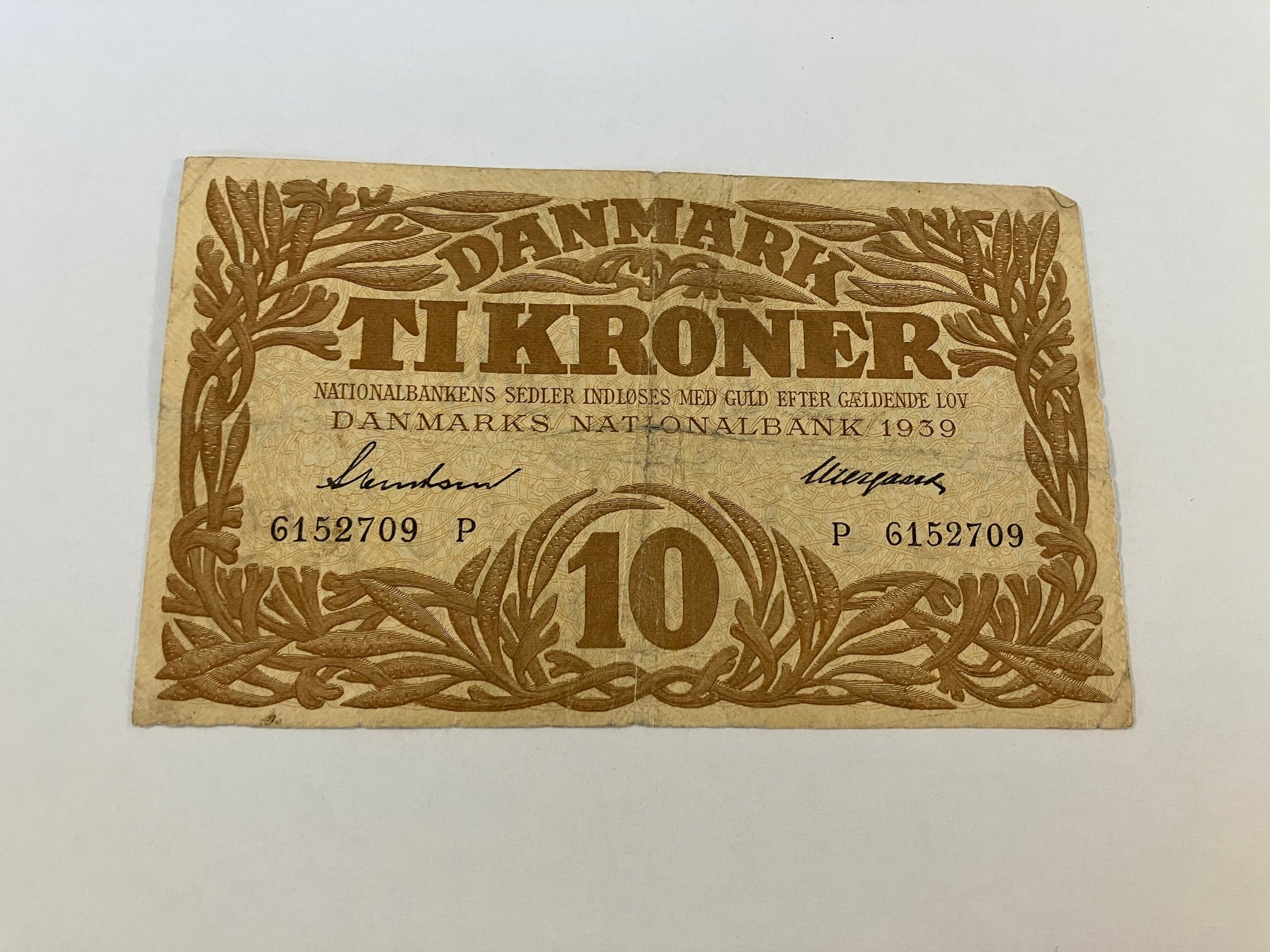 10 Kroner 1939 P Danmark