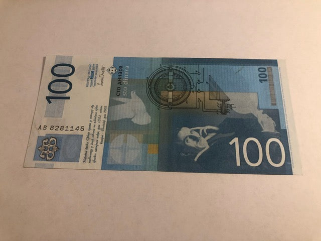 100 Dinara Serbia