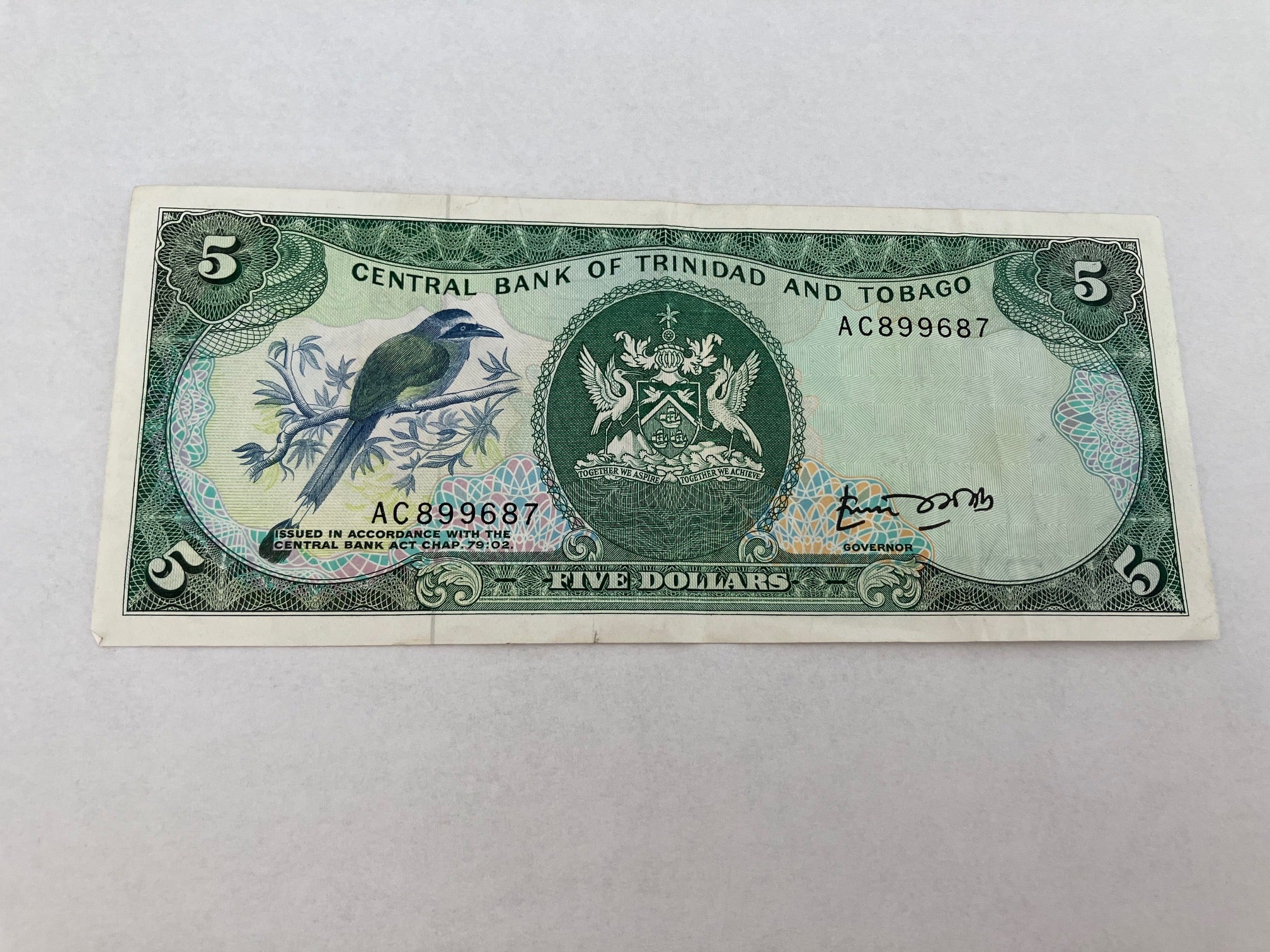 Five Dollars Trinidad & Tobago
