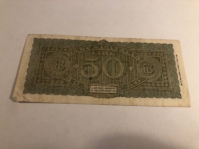 50 lire 1944 Italy