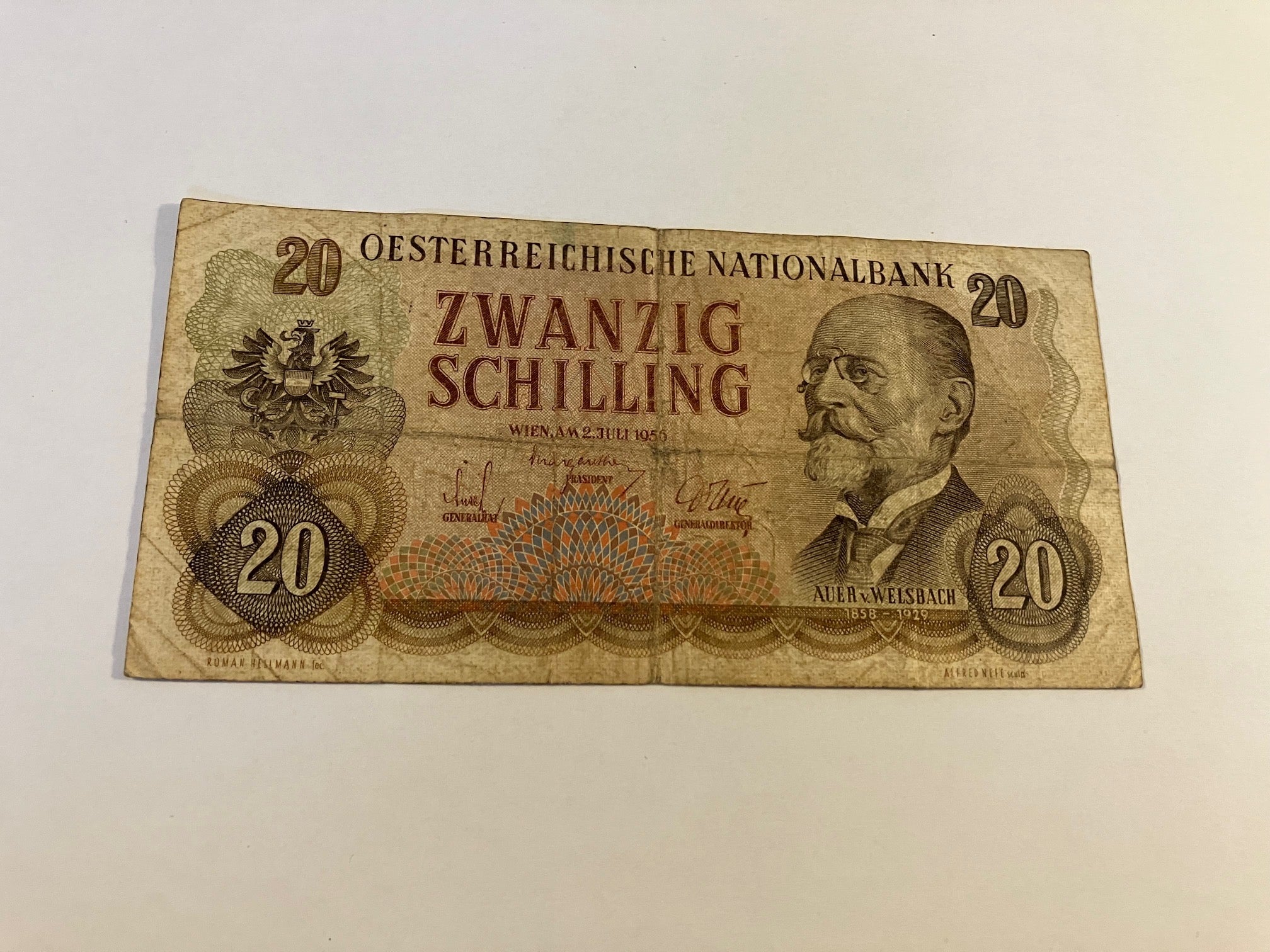 20 Schilling Austria 1980