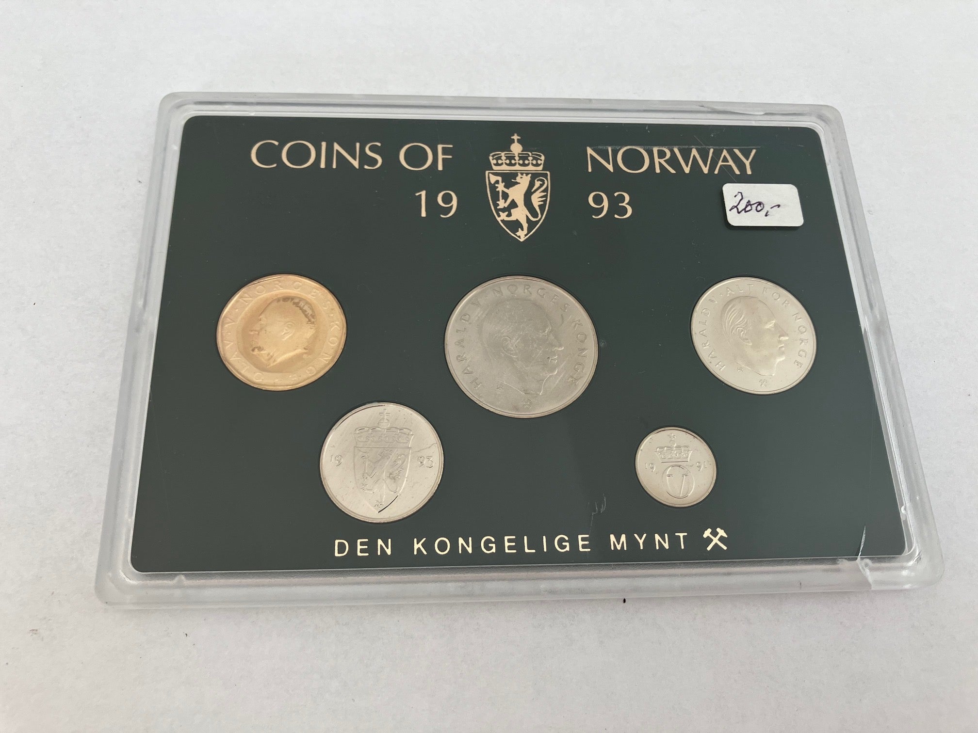 Den Kongelige Mynt Norge Møntsæt 1993