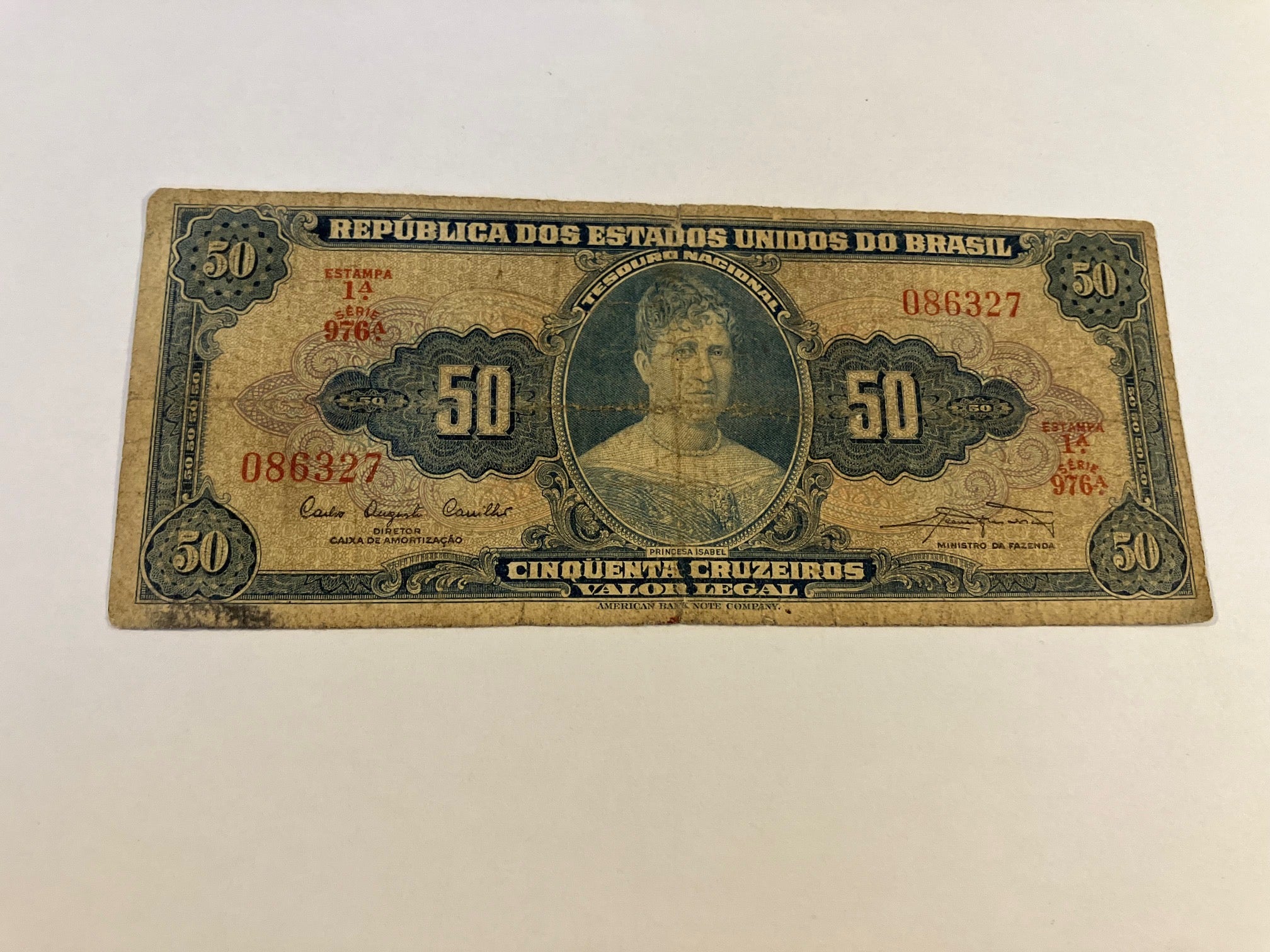 50 Cruzeiros Brazil