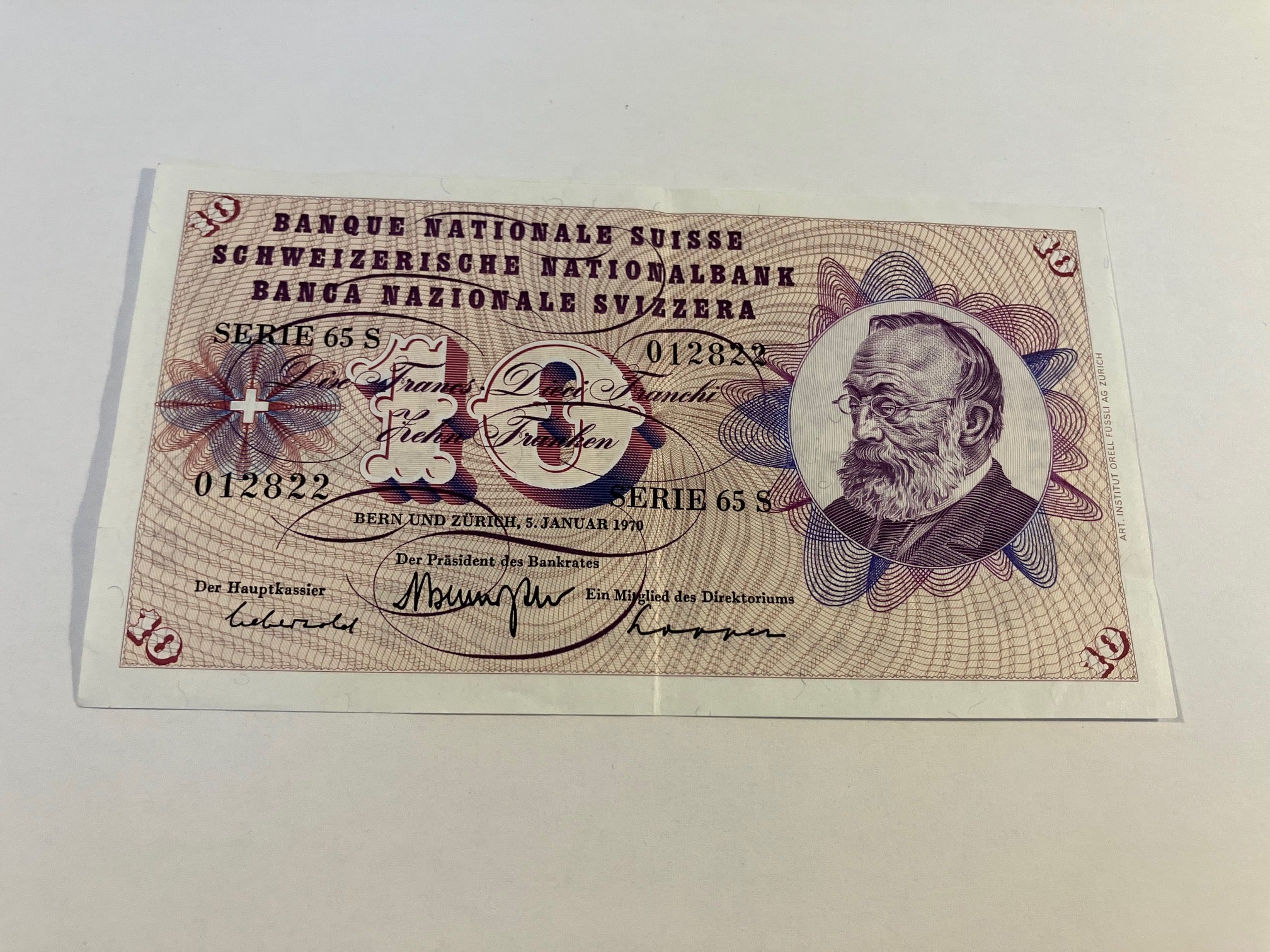 10 Francs Switzerland - Pæn