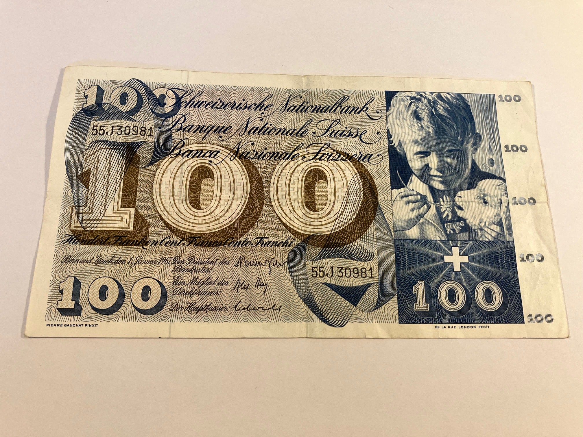 100 Francs Switzerland