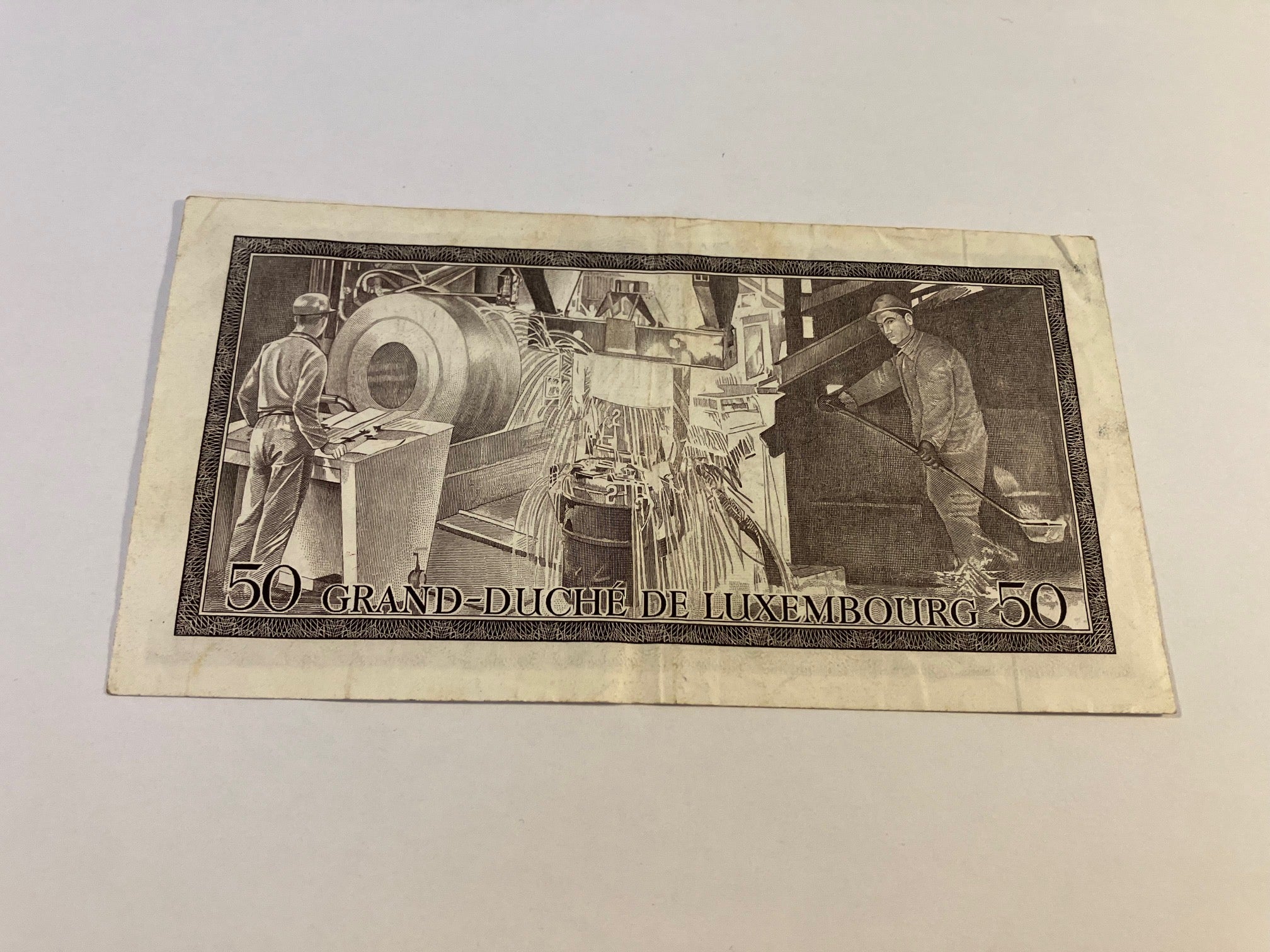 50 Francs Luxembourg 1972