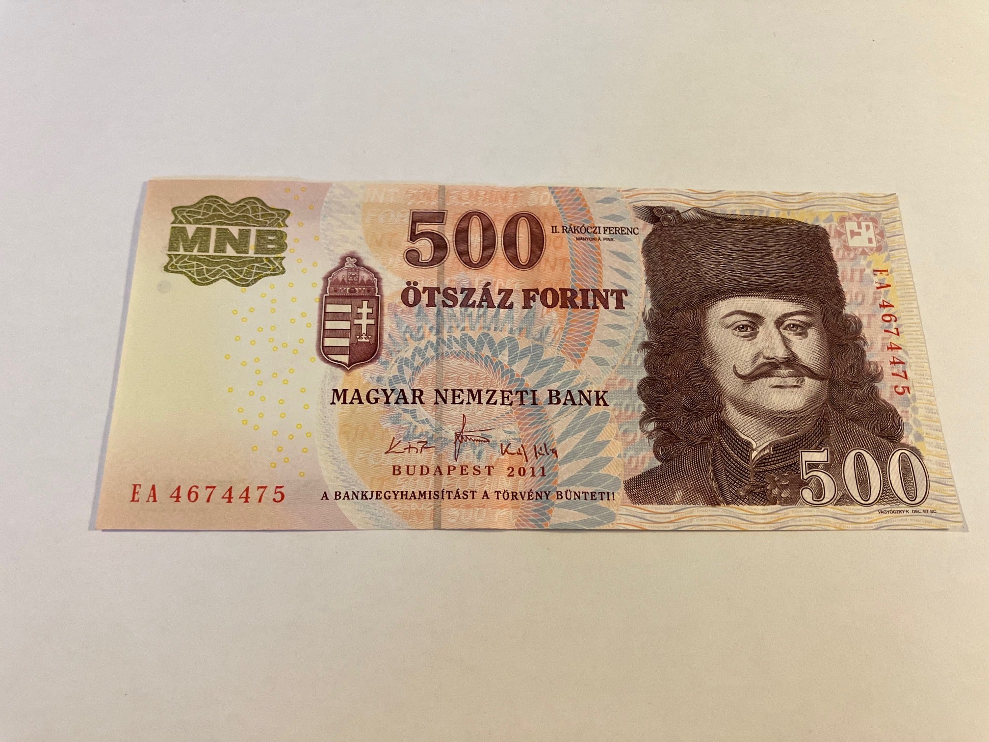500 Forint Ungarn 2011