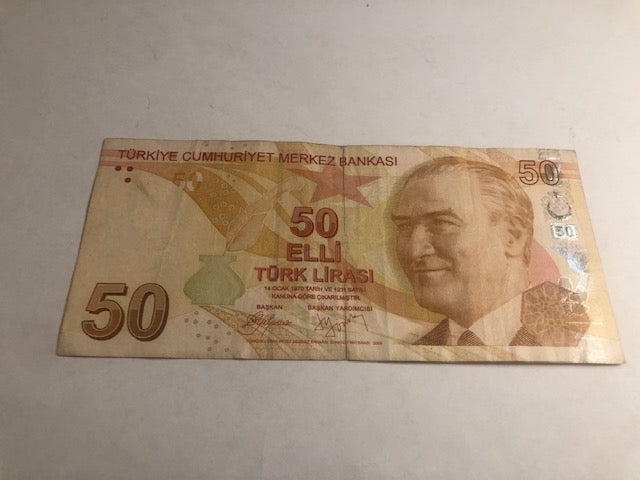 50 Lira Turkey