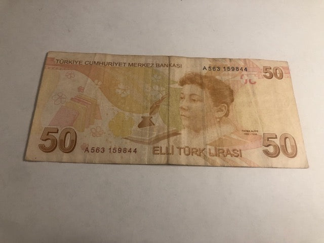 50 Lira Turkey