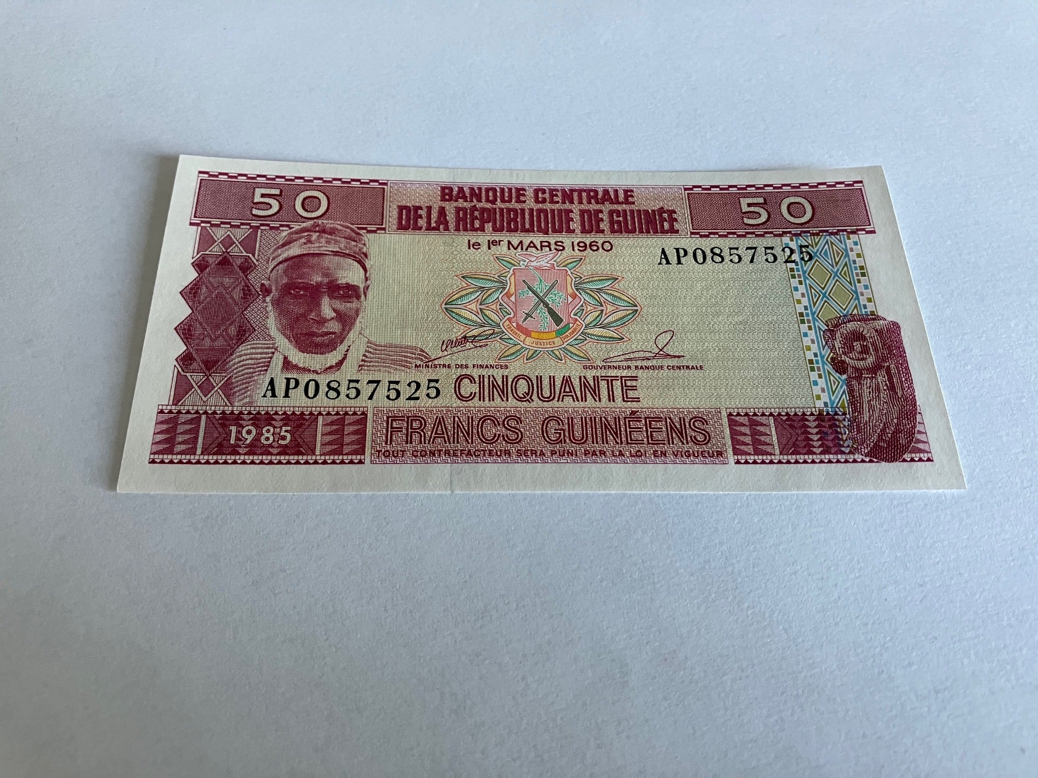 50 Francs Guinea 1985
