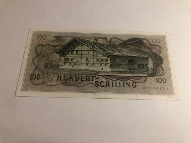 100 Schilling Austria 1969