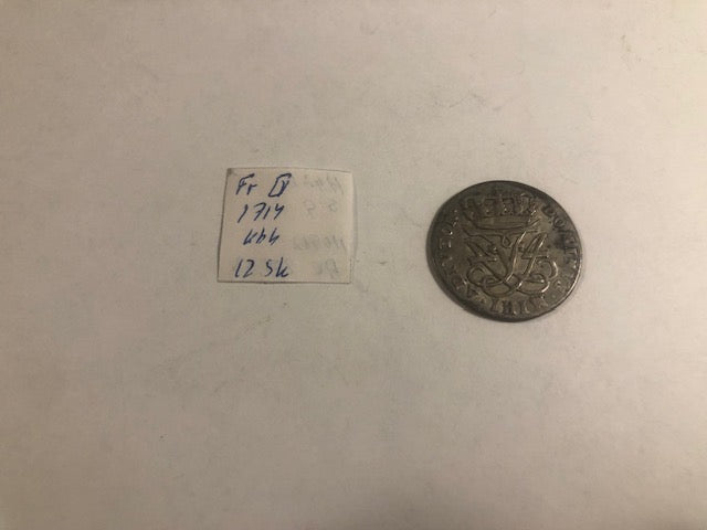 12 Skilling 1714 Denmark