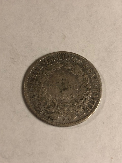 1 franc 1872 France